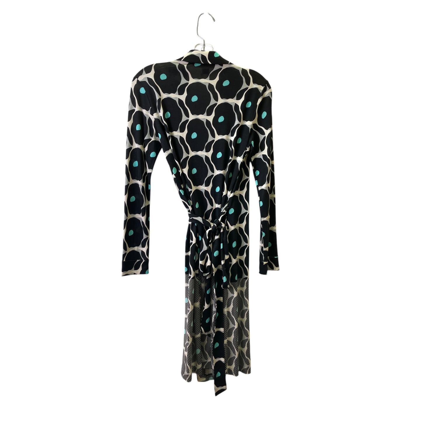 Dress Designer By Diane Von Furstenberg In Black & Tan, Size:S