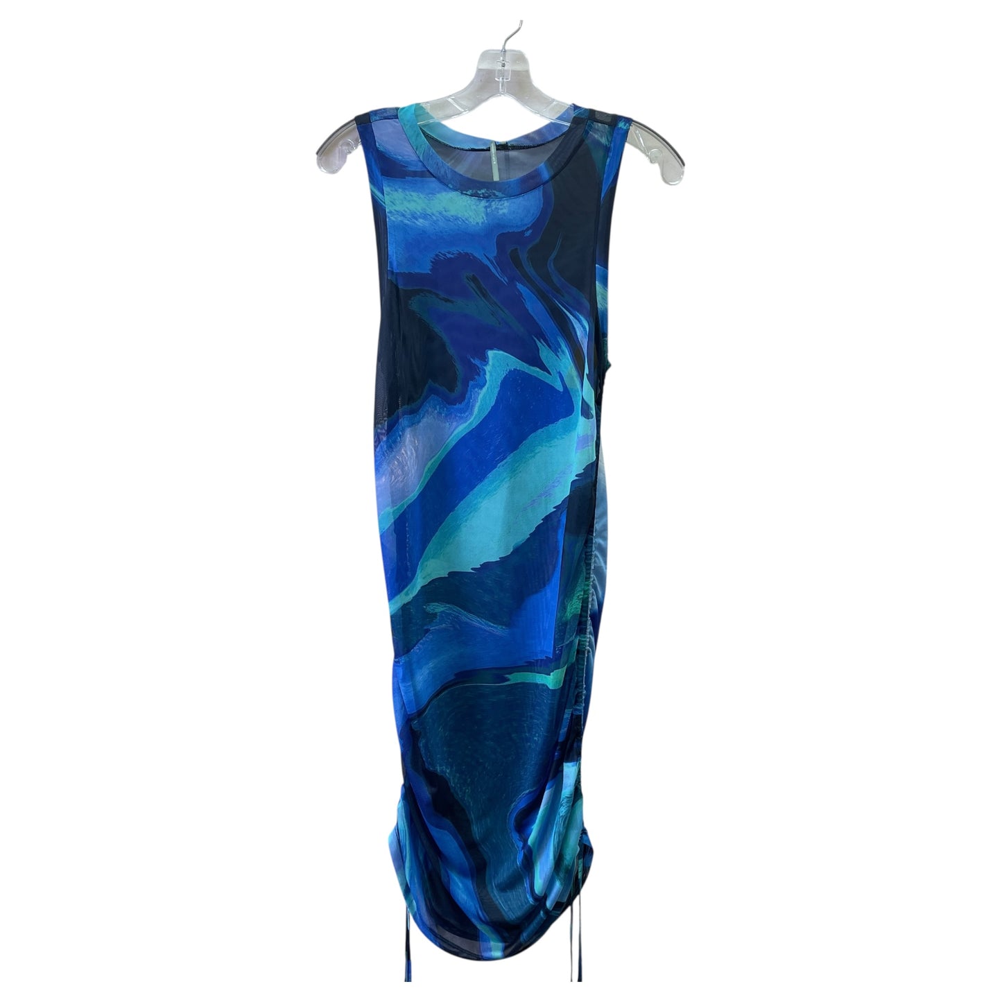 Swimwear Cover-Up By Anthropologie In Black & Blue, Size:L