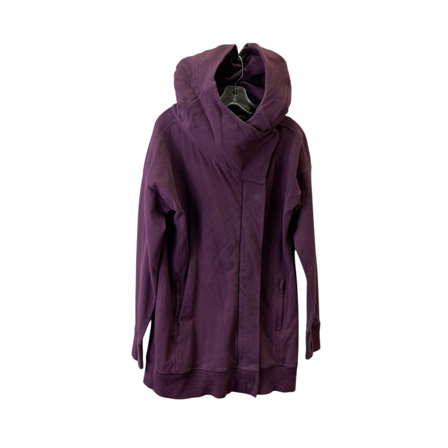 Athletic Sweatshirt Hoodie By Lululemon In Purple, Size:8