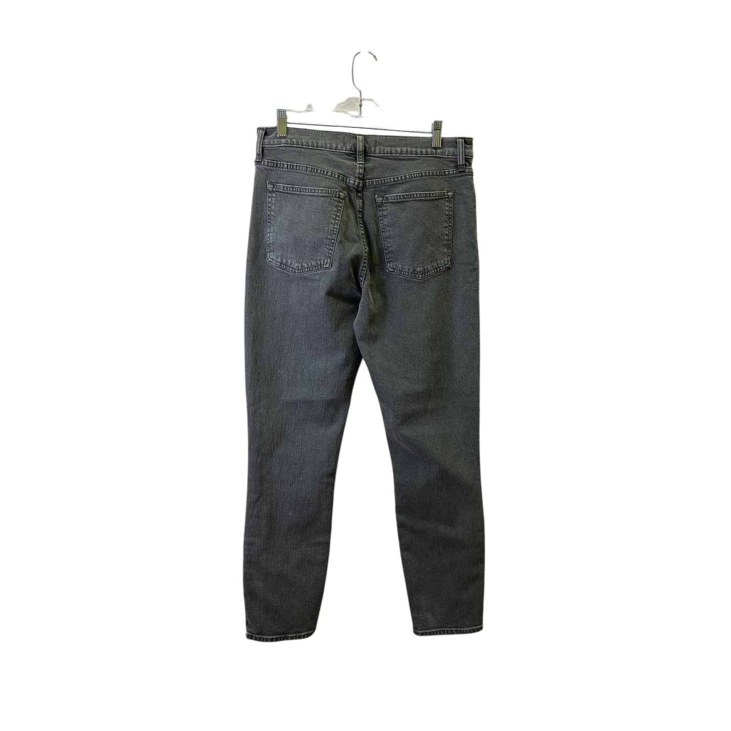 Jeans Straight By Abercrombie And Fitch In Grey Denim, Size:12L