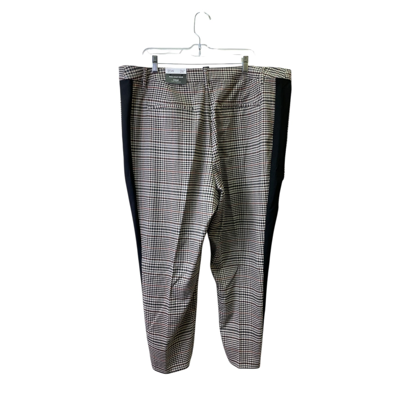 Pants Dress By Who What Wear In Black & Tan, Size:20