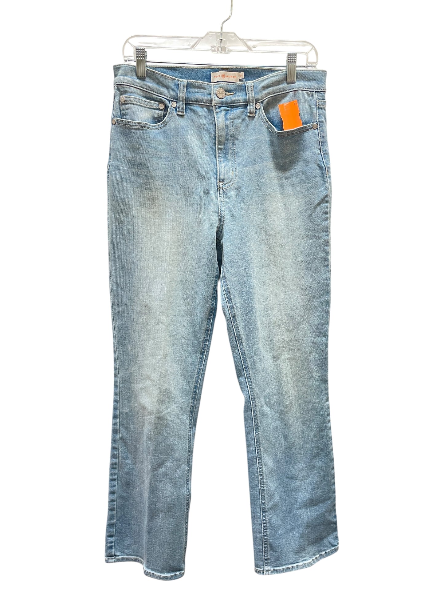 Jeans Designer By Tory Burch In Blue Denim, Size:8