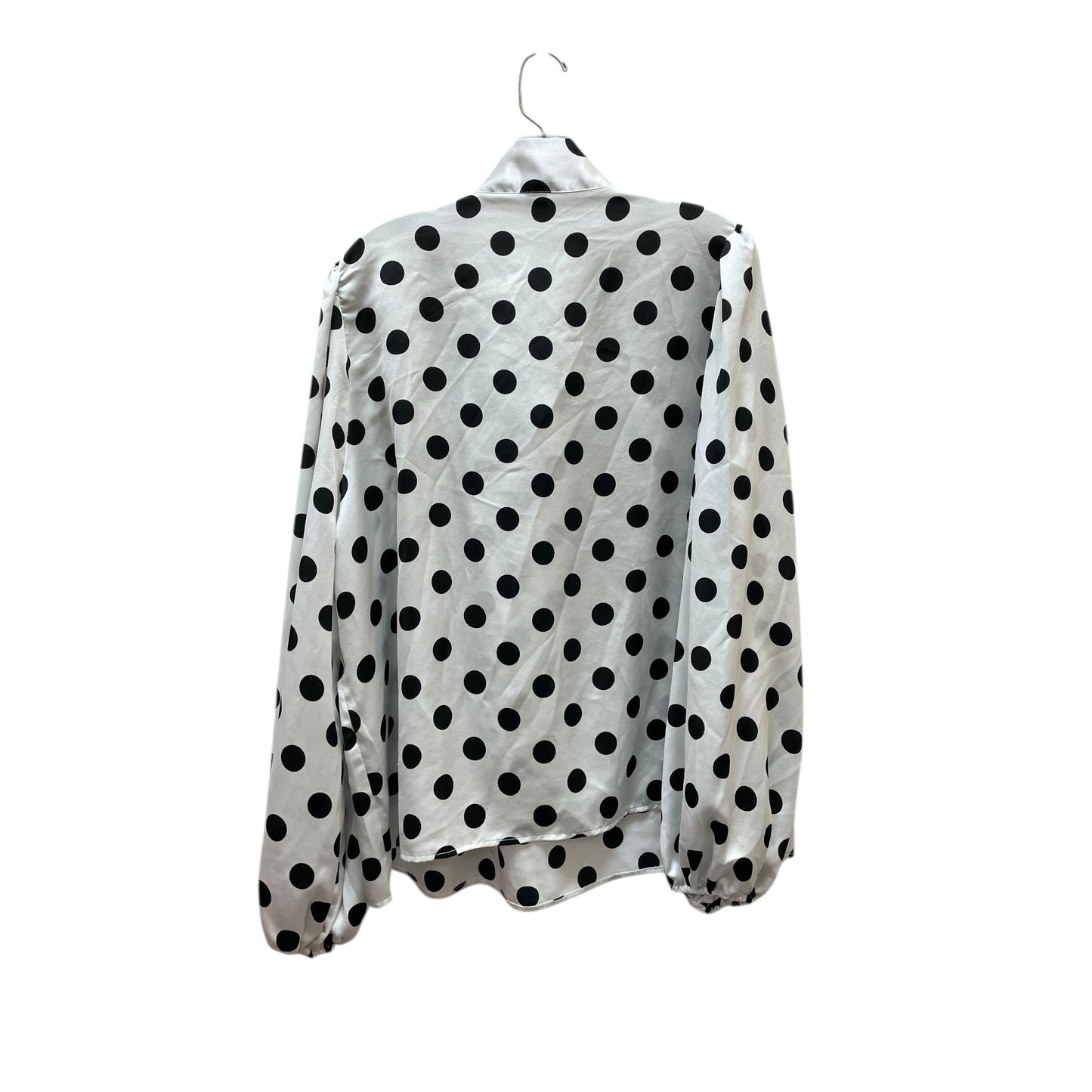 Top Ls By Shein In Black & White, Size:4X