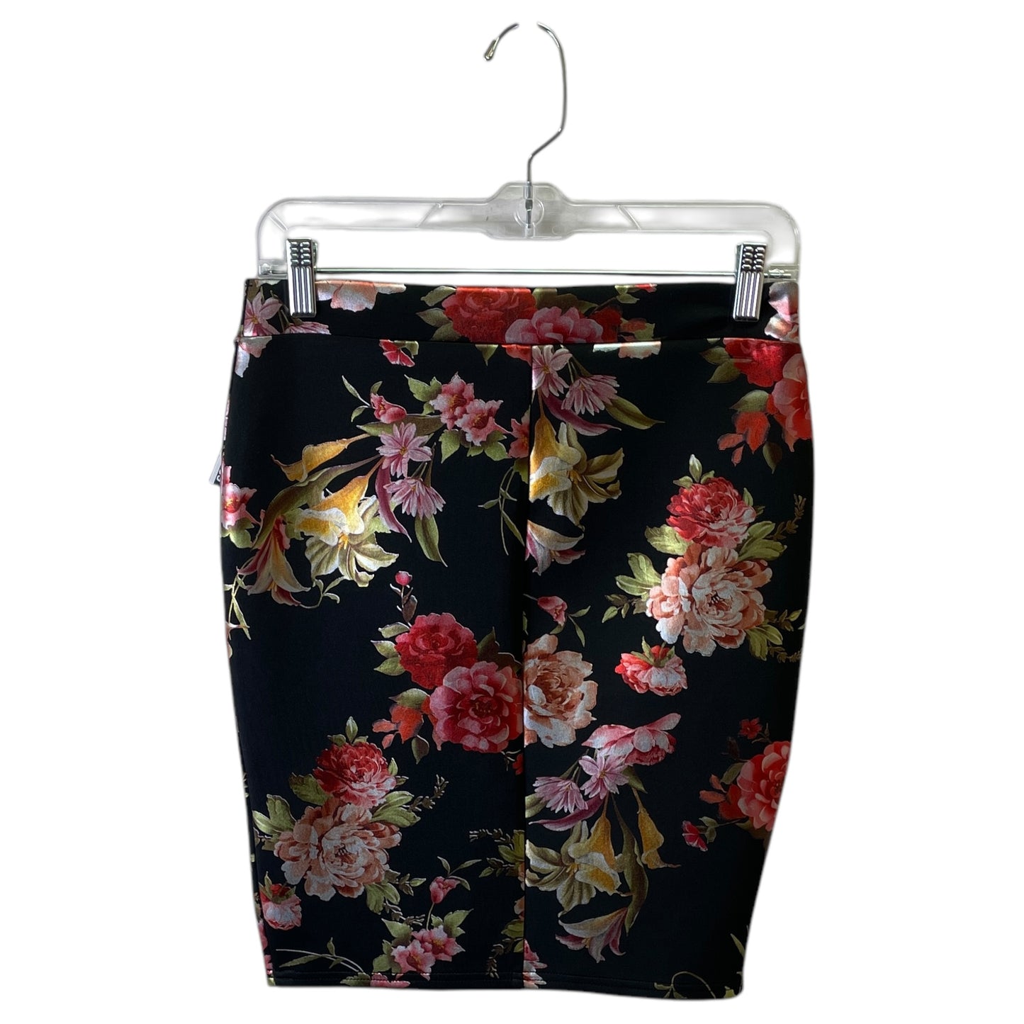 Skirt Midi By Charlotte Russe In Floral Print, Size:M