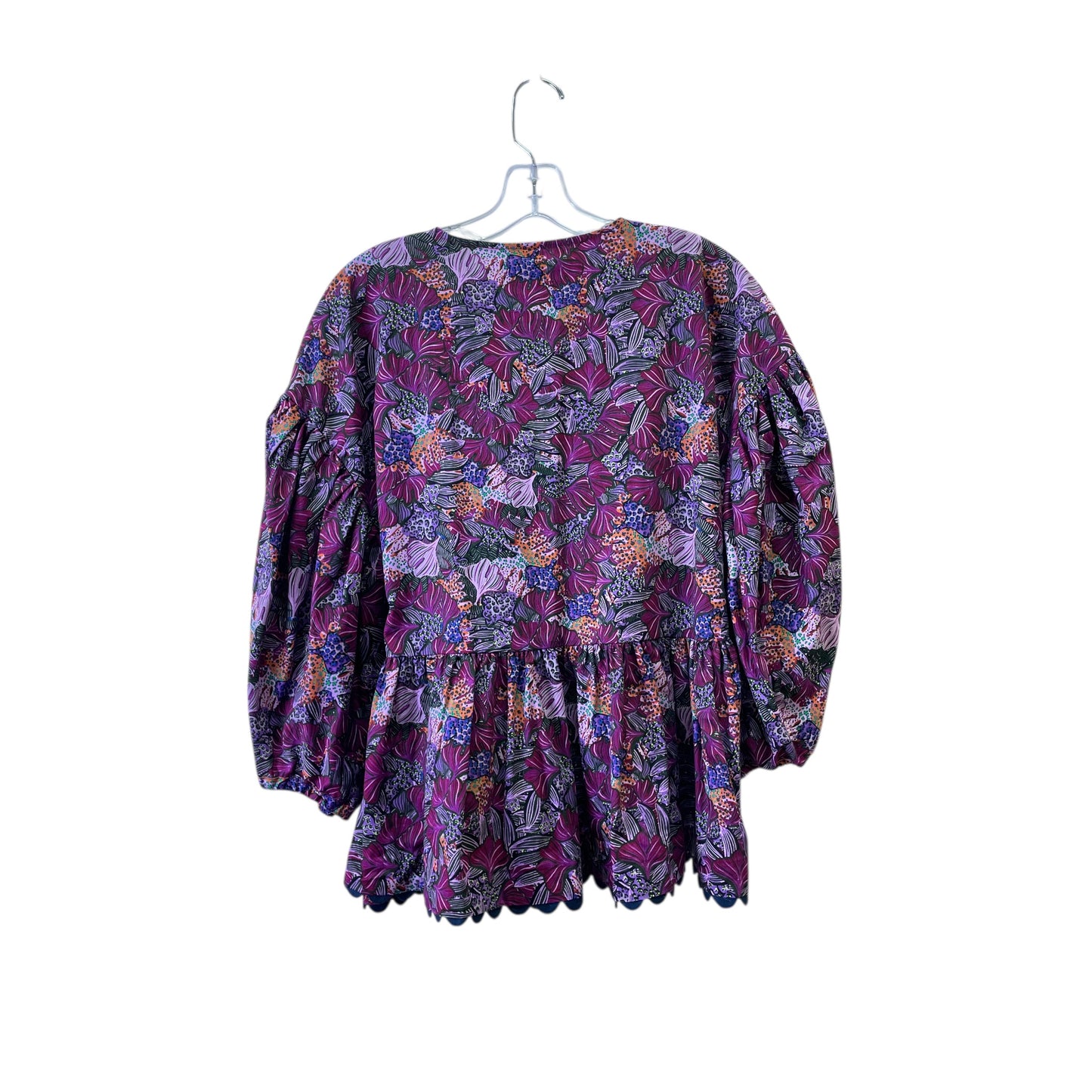 Top Ls By Kika Vargas In Purple, Size:L