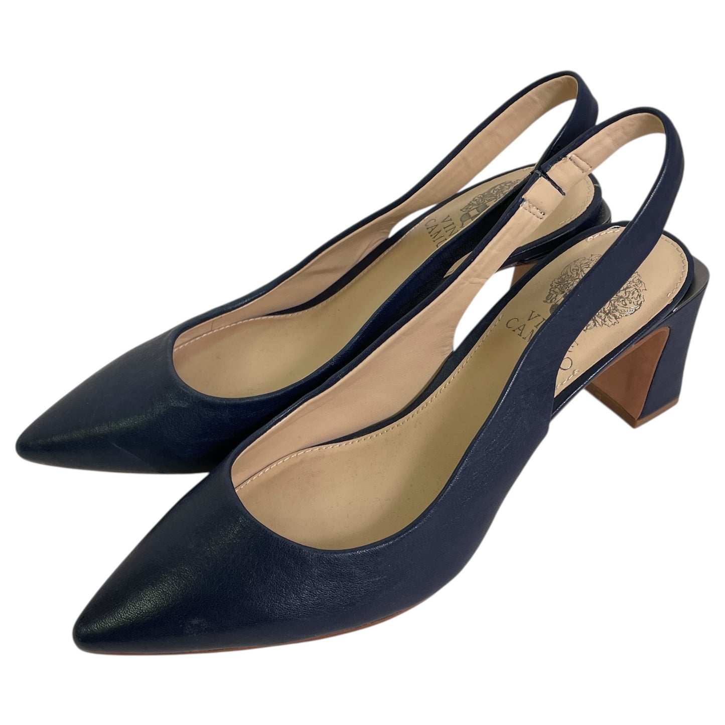 Shoes Heels Block By Vince Camuto In Blue, Size:7.5