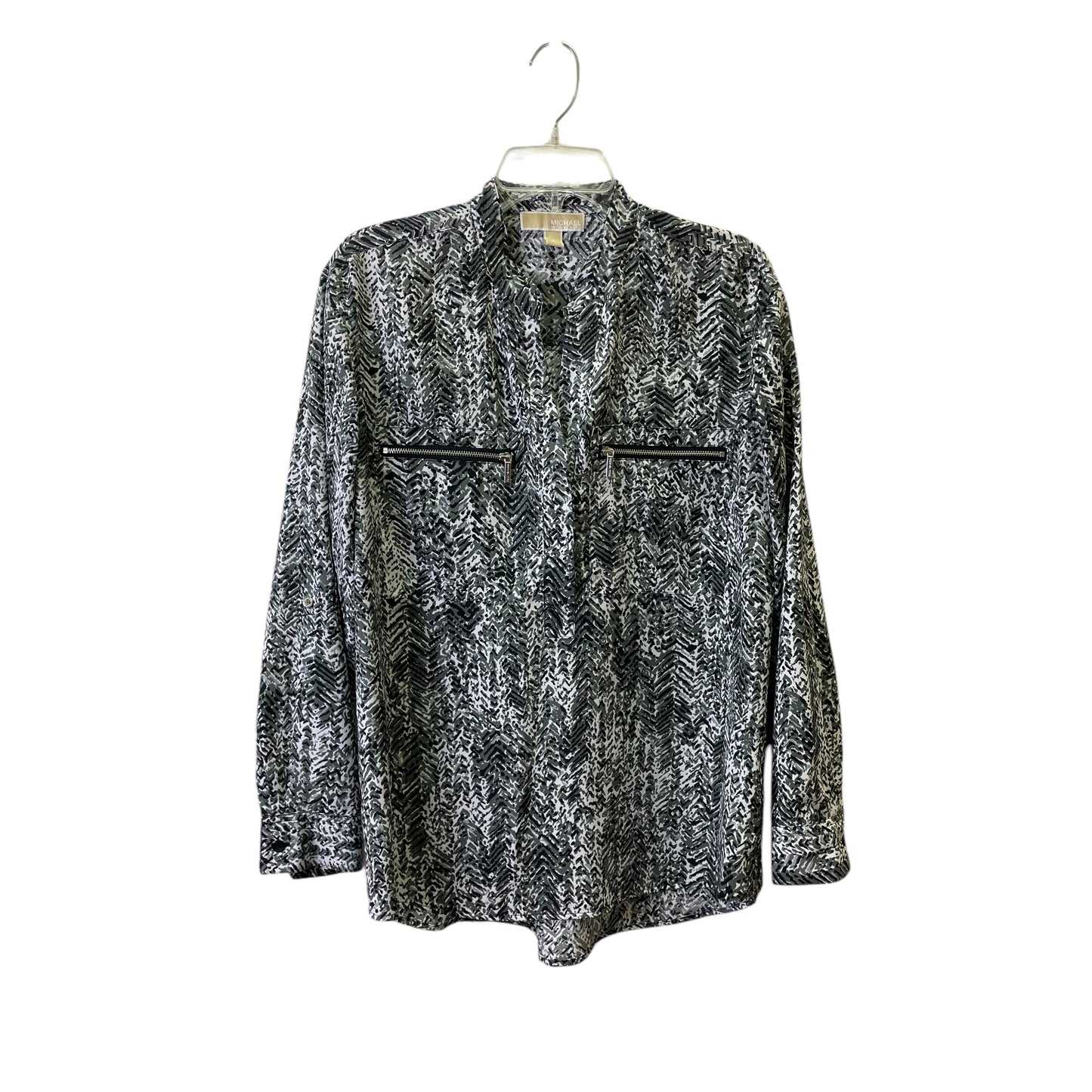 Top Ls By Michael By Michael Kors In Black & White, Size:S