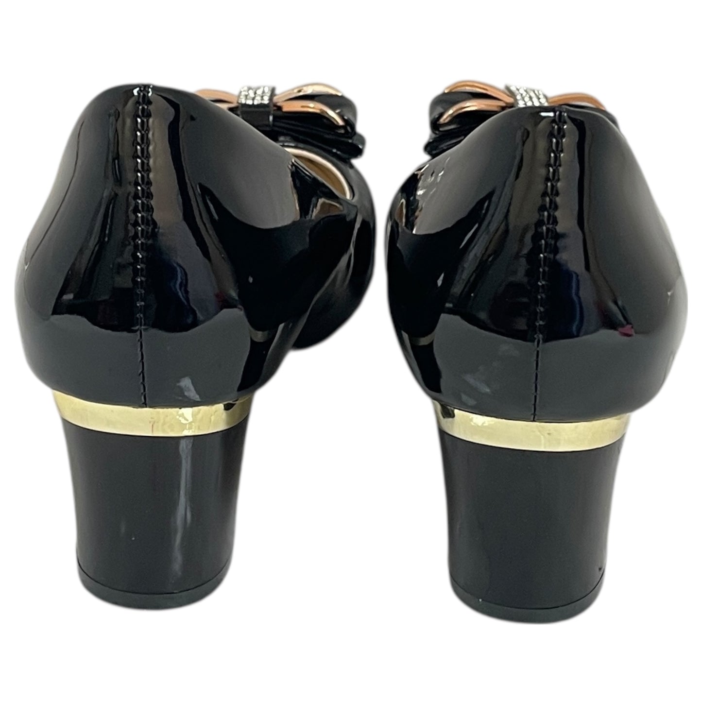Shoes Heels Block By Cme In Black, Size:7.5