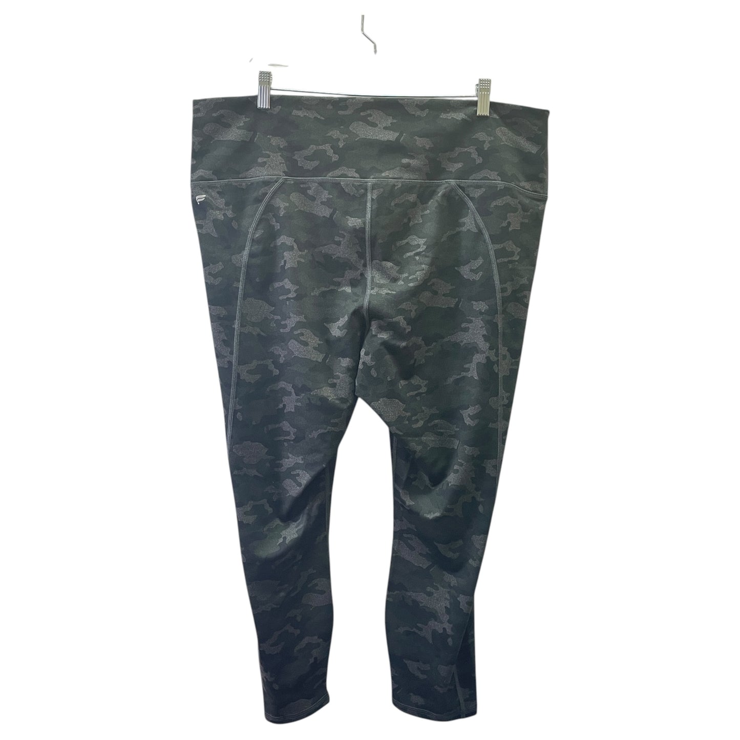 Athletic Leggings By Fabletics In Camouflage Print, Size:2X