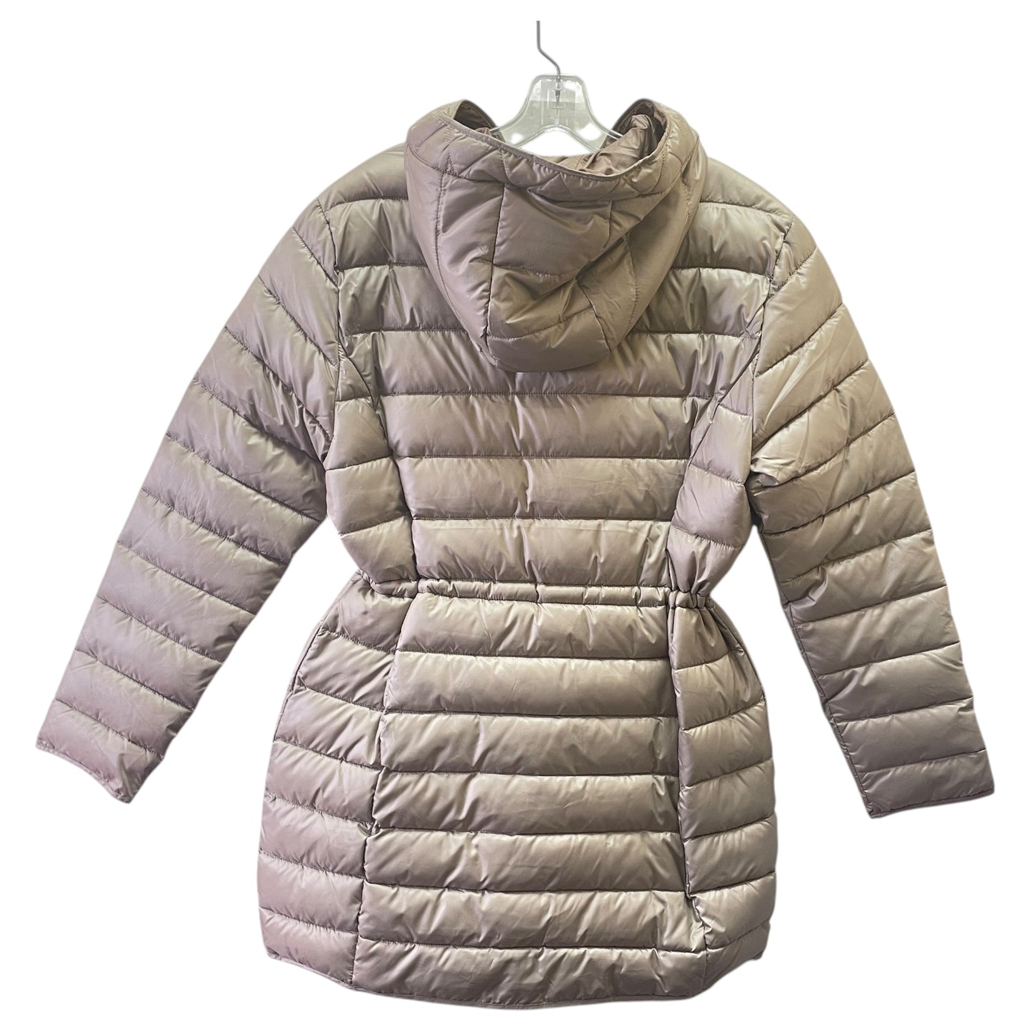 Coat Puffer & Quilted By Kenneth Cole In Taupe, Size:L