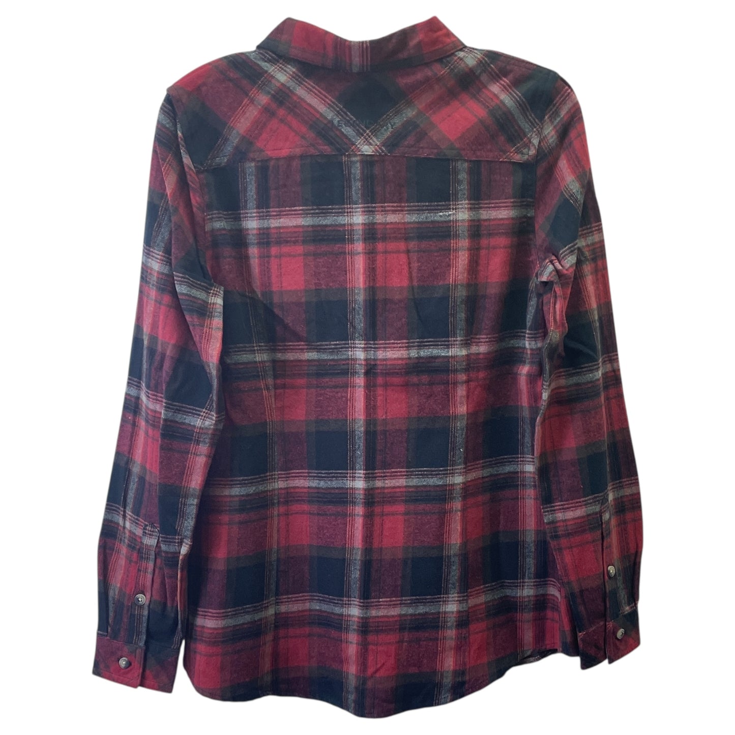 Top Ls By LEGENDARY WHITETAILS In Black & Red, Size:S