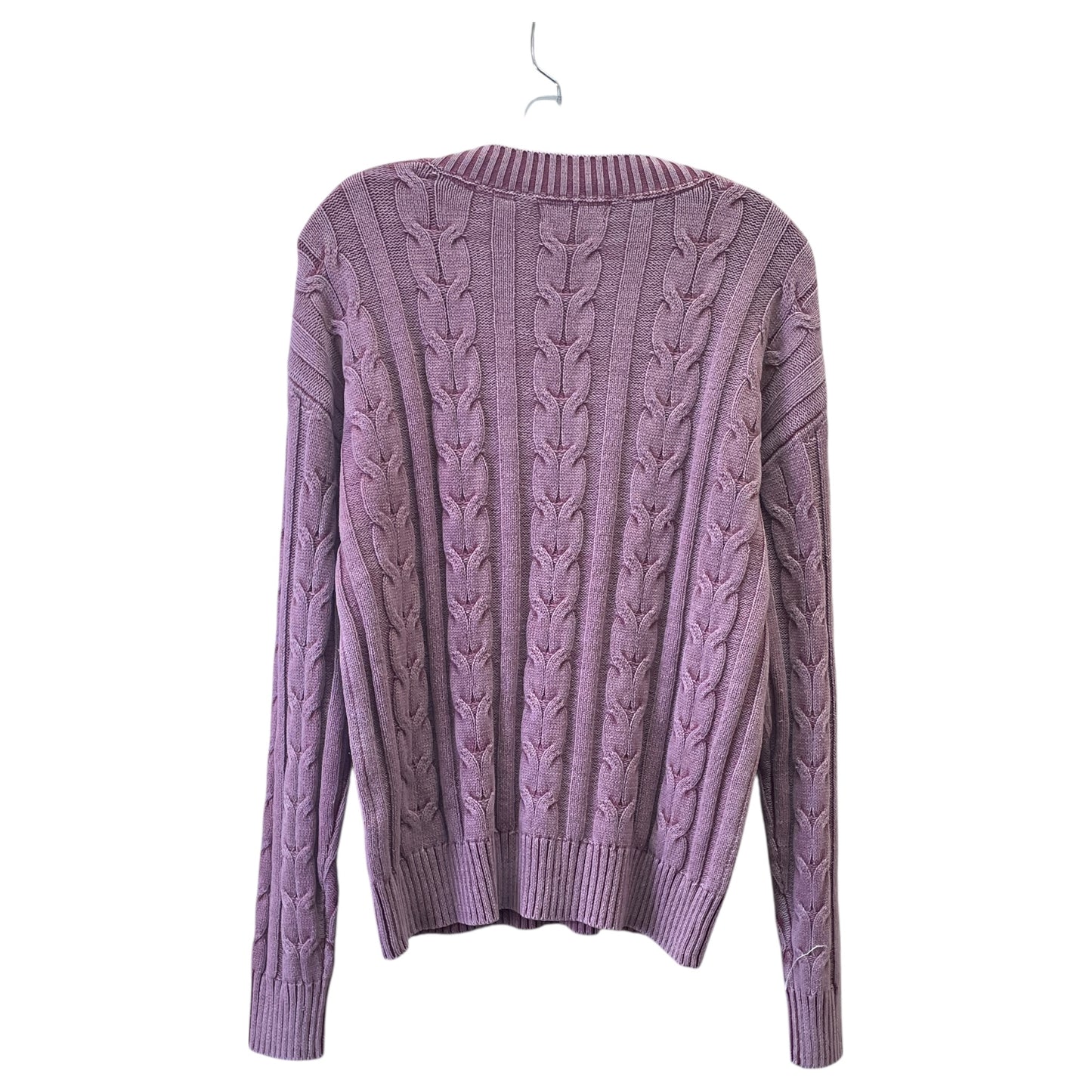 Sweater By Charlie B In Purple, Size:L