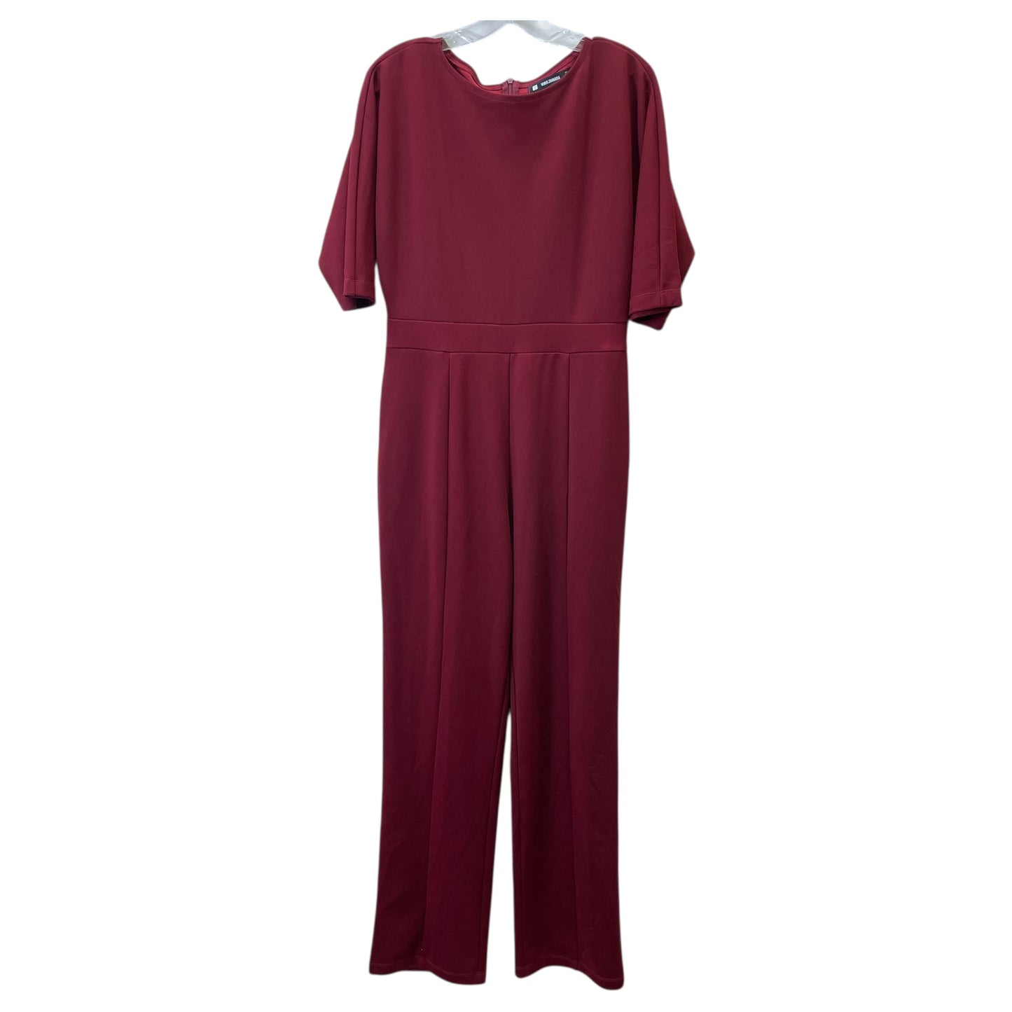 Jumpsuit By Viris Zamara In Maroon, Size:L