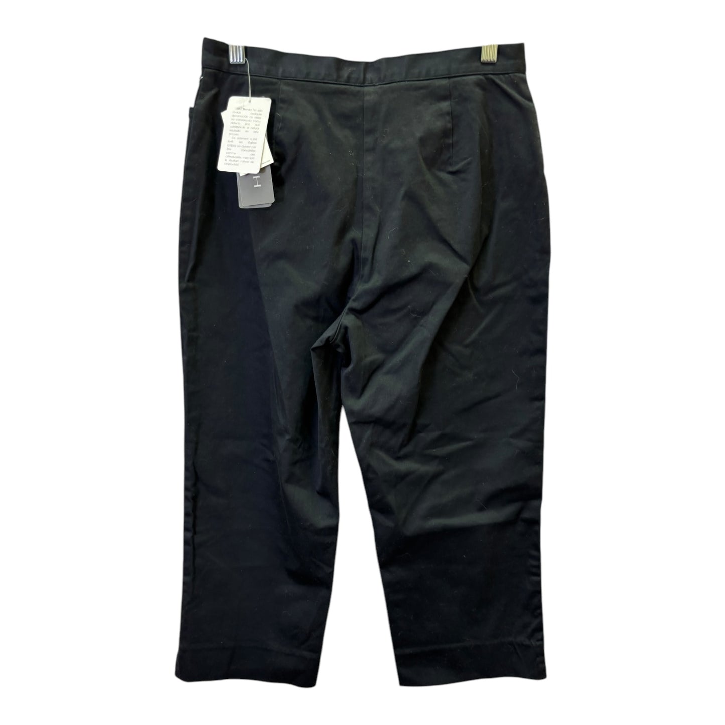 Pants Cropped By Jones And Co In Black, Size:8