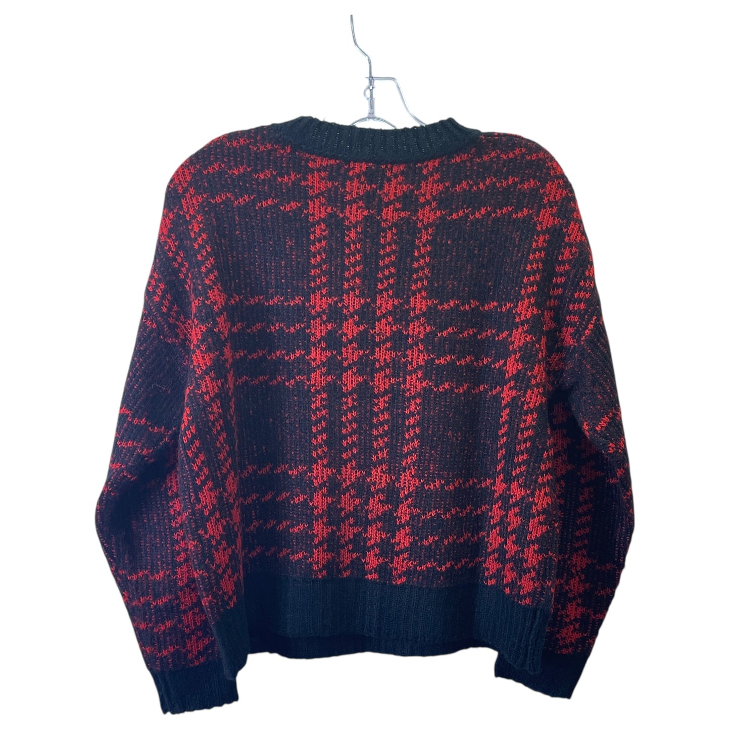 Sweater By Aqua In Black & Red, Size:S