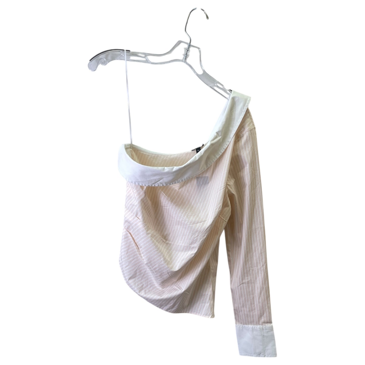 Top Ls By Express In Pink & White, Size:Xs