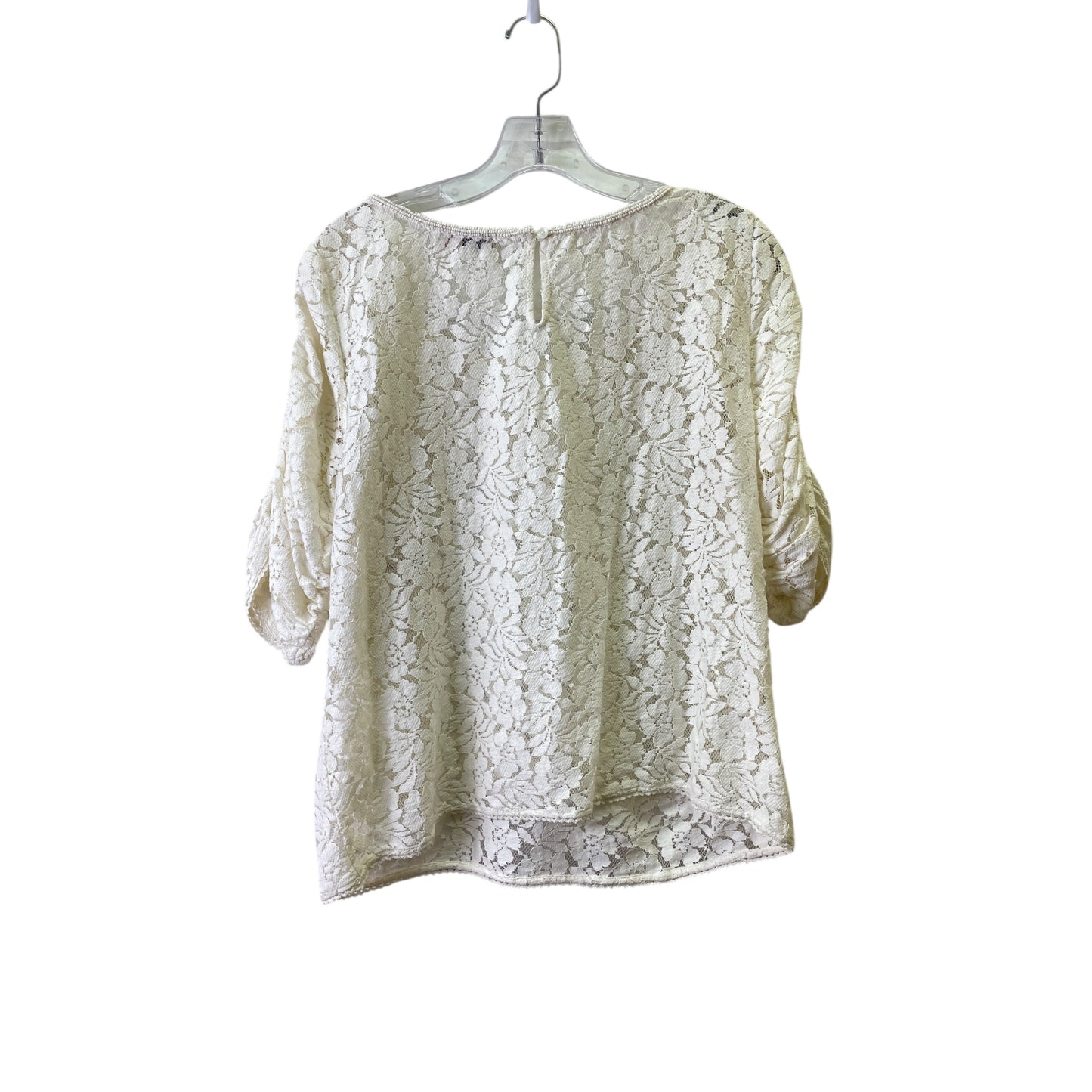 Top Ss By Cremieux In Ivory, Size:L