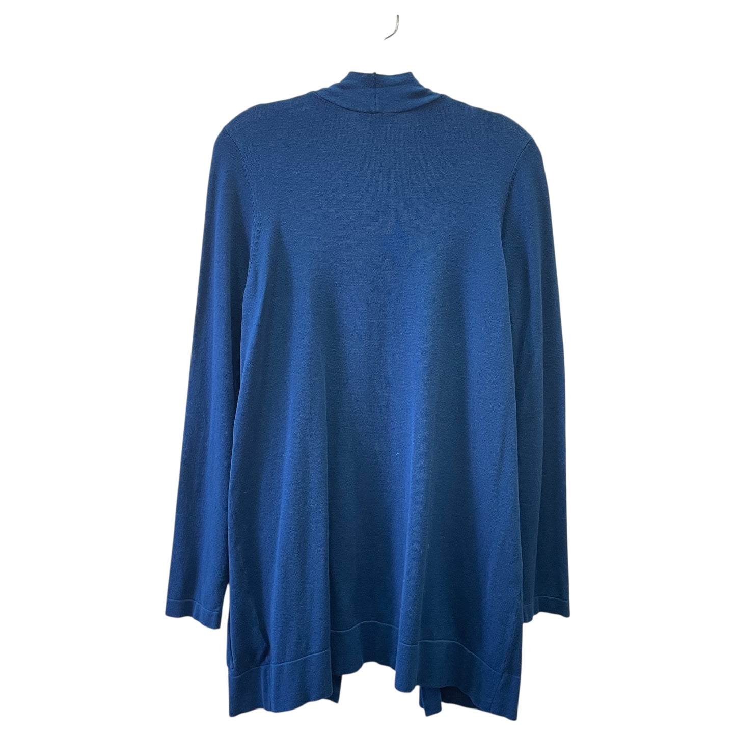 Cardigan By Susan Graver In Blue, Size:M