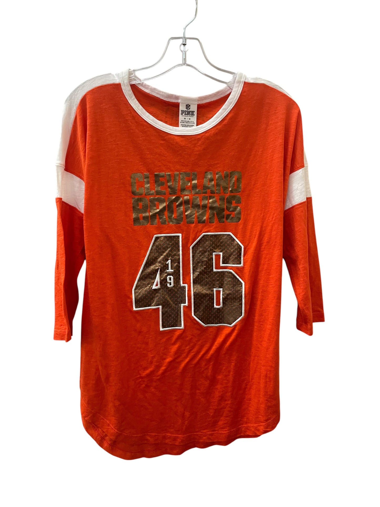 Top Ls Basic By Pink In Orange, Size:M