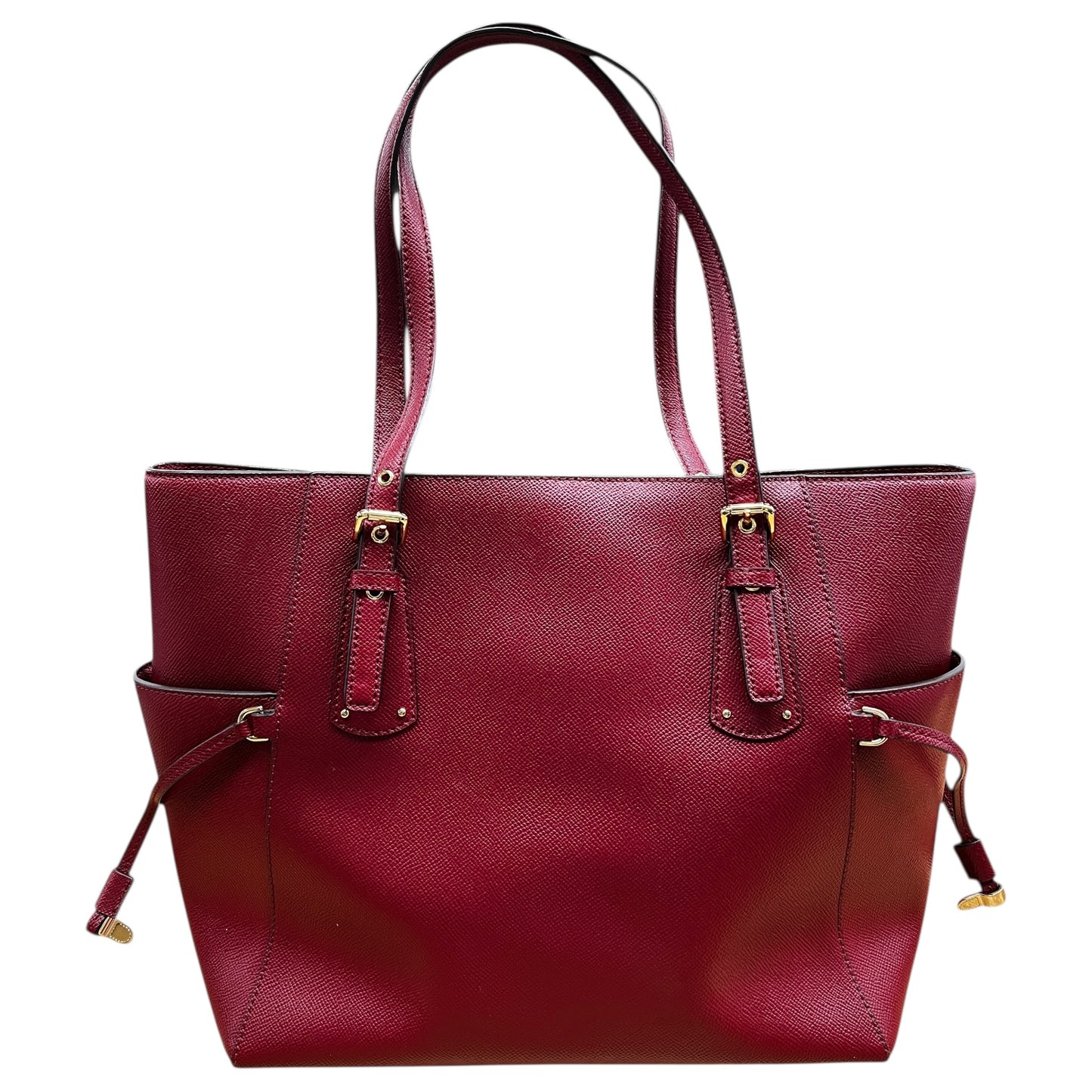 Handbag Designer By Michael Kors In Red, Size:Large