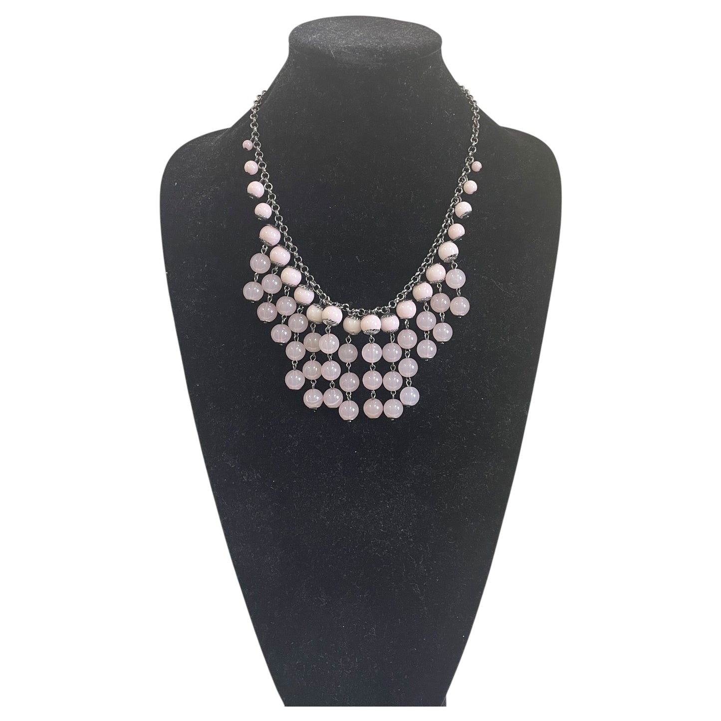 Necklace Statement By Cme In Black & Purple