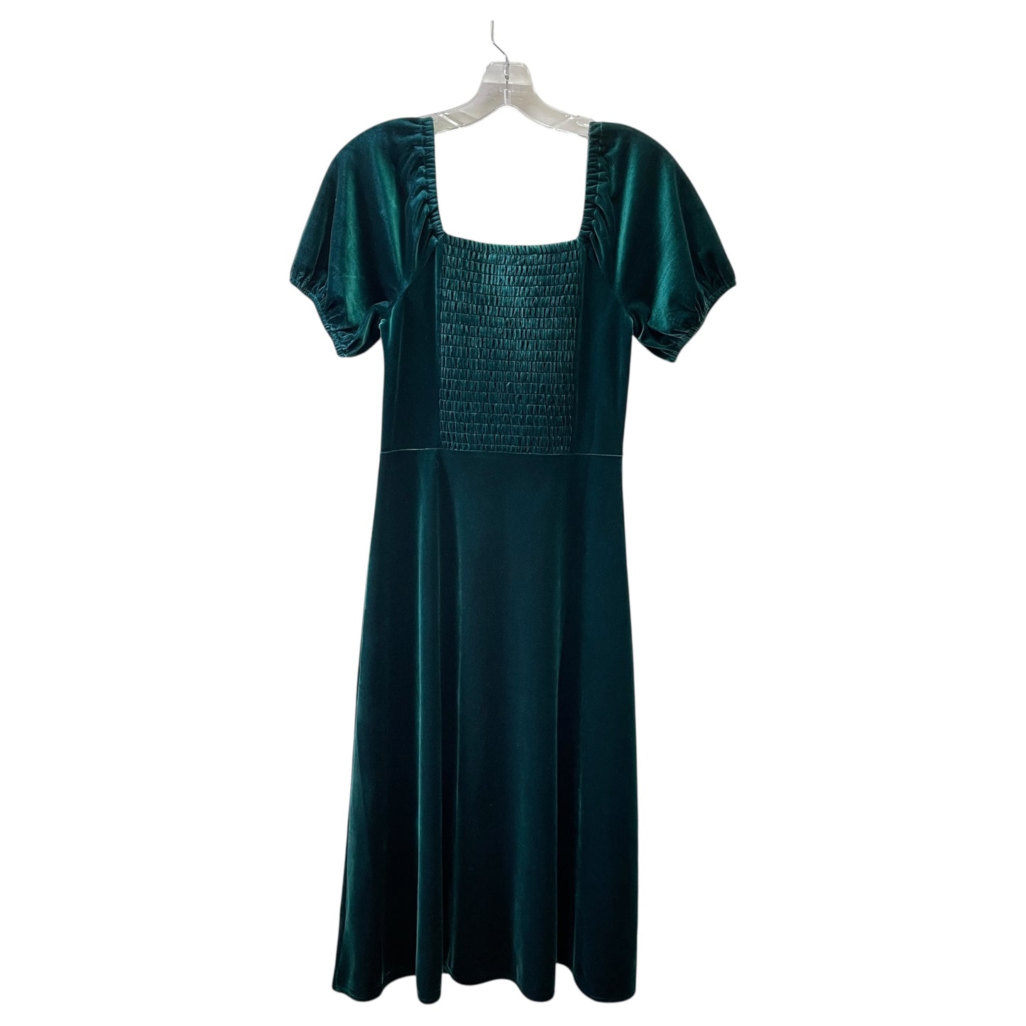 Dress Casual Midi By Loft In Green, Size:Sp