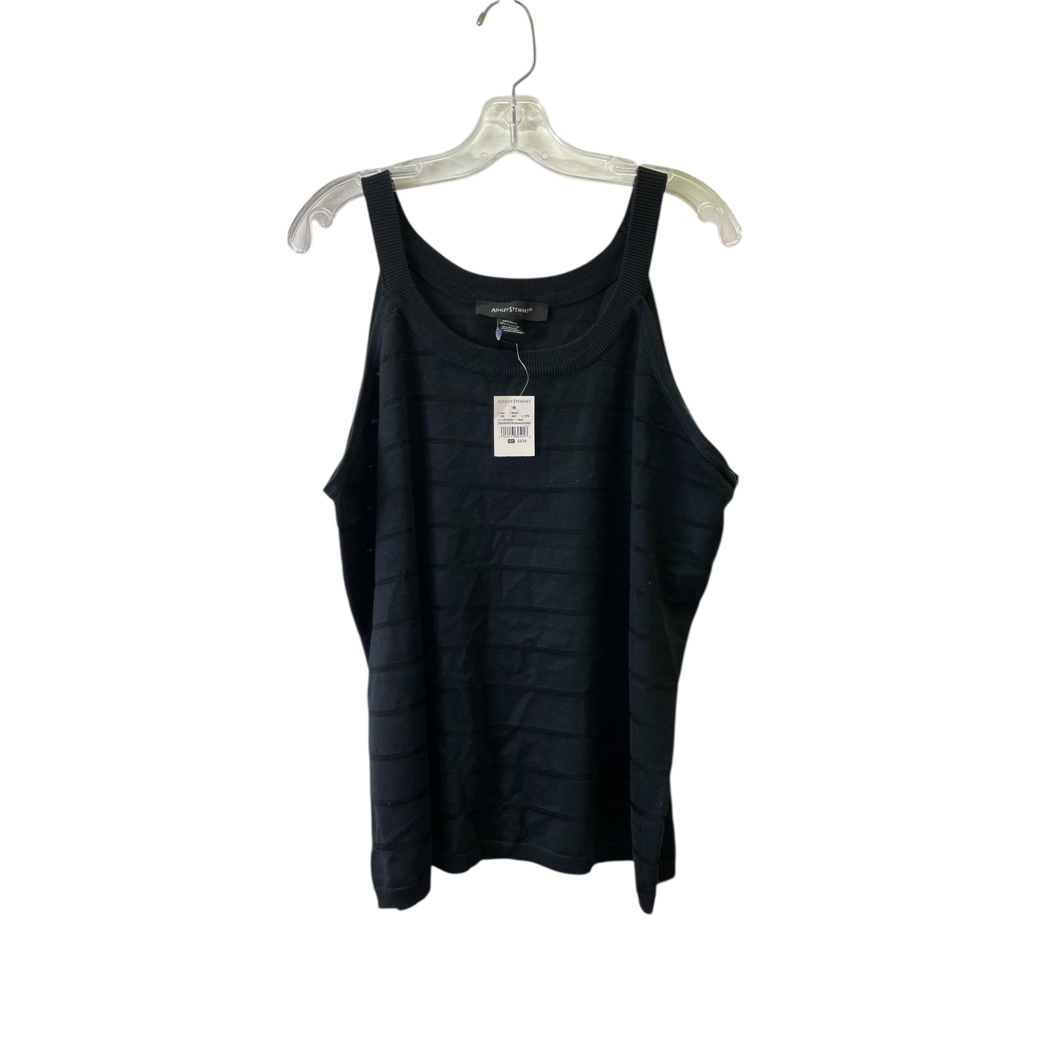 Top Sleeveless Basic By Ashley Stewart In Black, Size:2X Clothes Mentor Mayfield Heights OH Top Sleeveless Basic By Ashley Stewart In Black, Size:2X Clothes Mentor Mayfield Heights OH