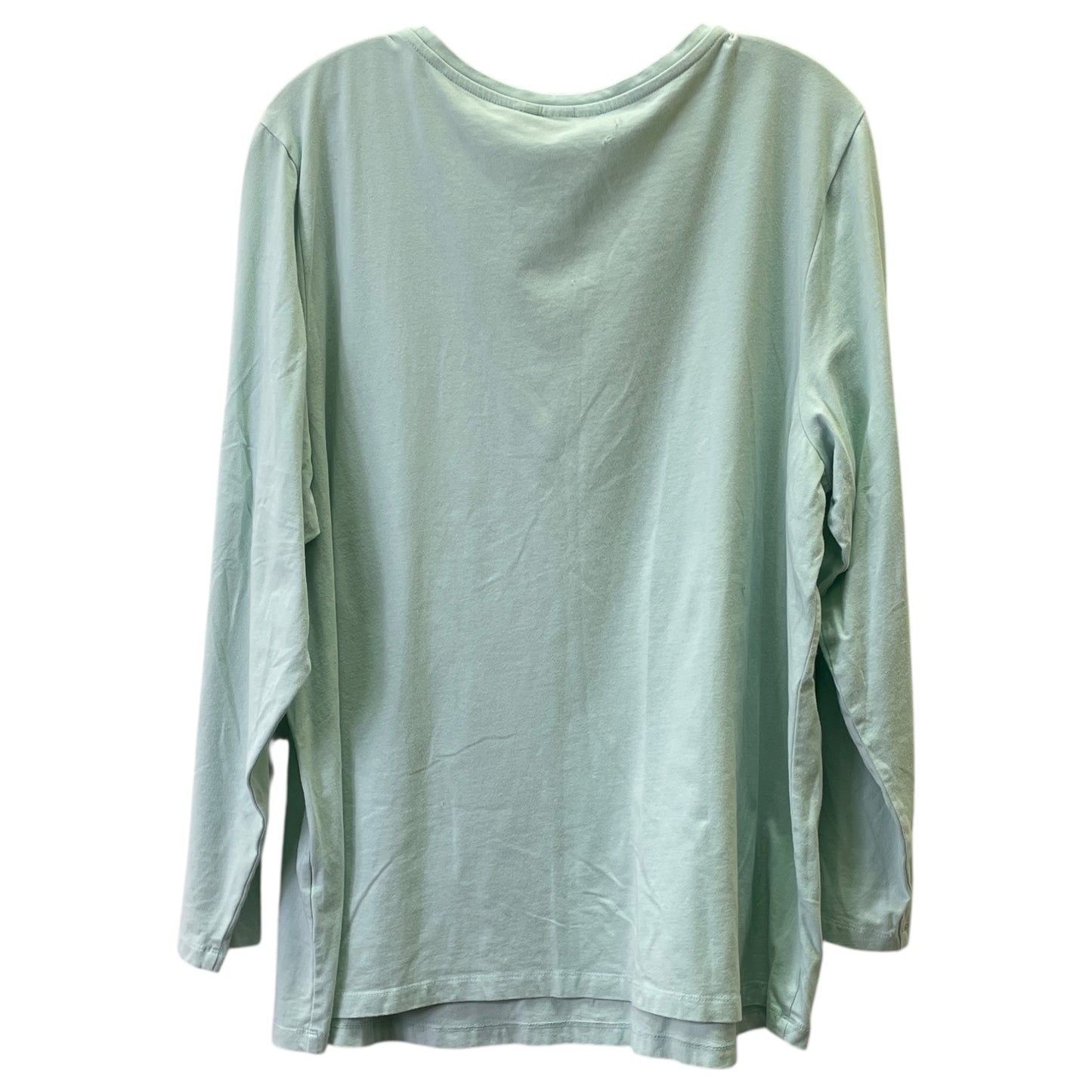 Top Ls By Cj Banks In Green, Size:2X