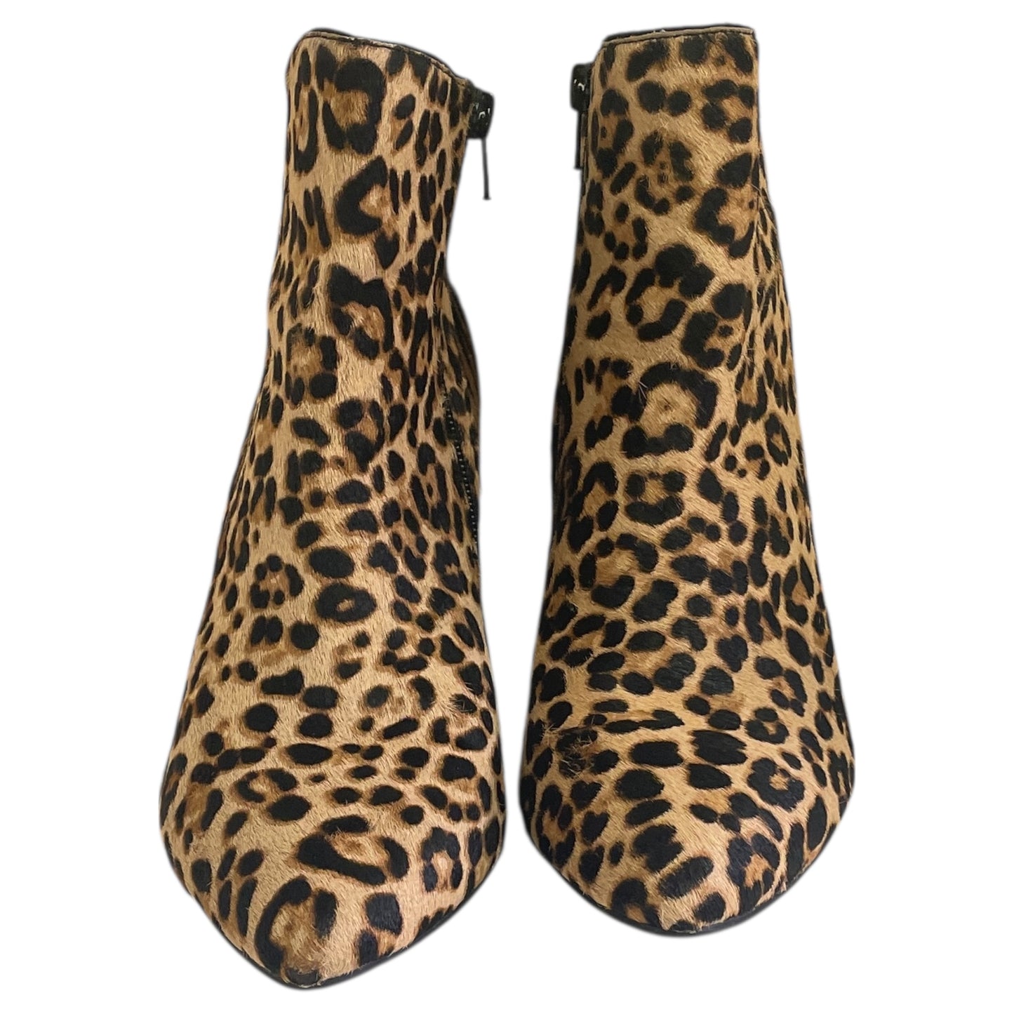 BOOTS ANKLE HEELS by ALFANI in ANIMAL PRINT, Size:8