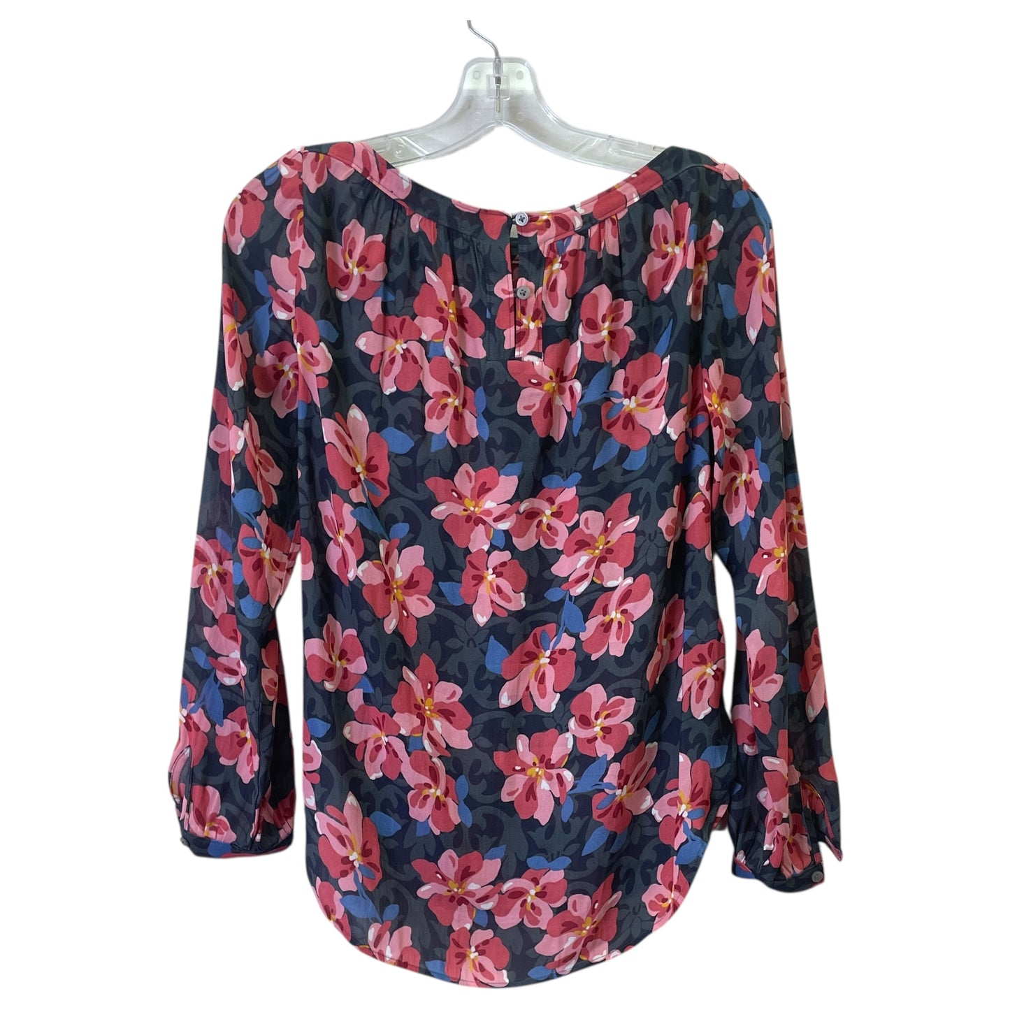 Top Ls By Loft In Black & Red, Size:Xsp