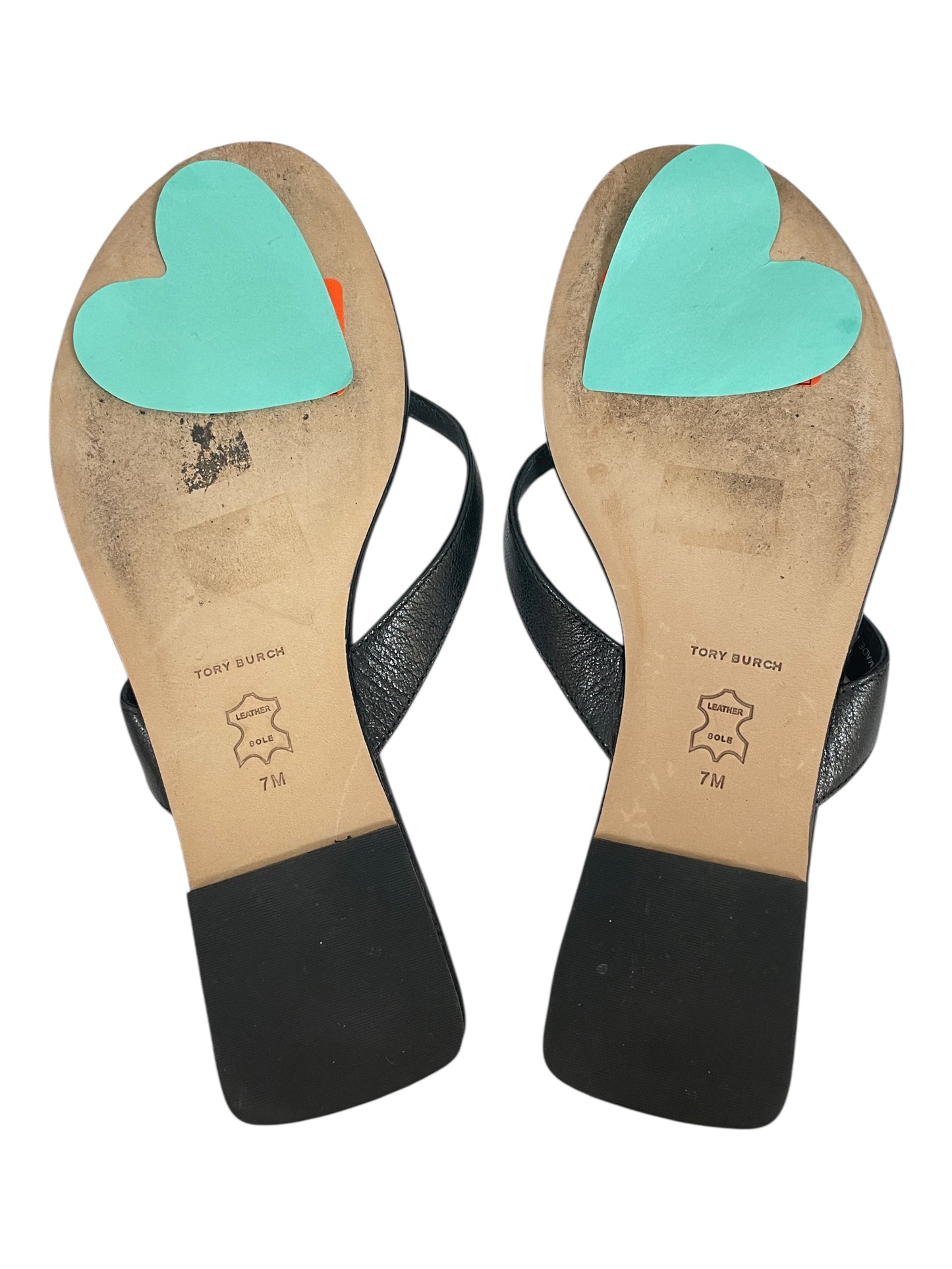 Sandals Designer By Tory Burch In Black, Size:7