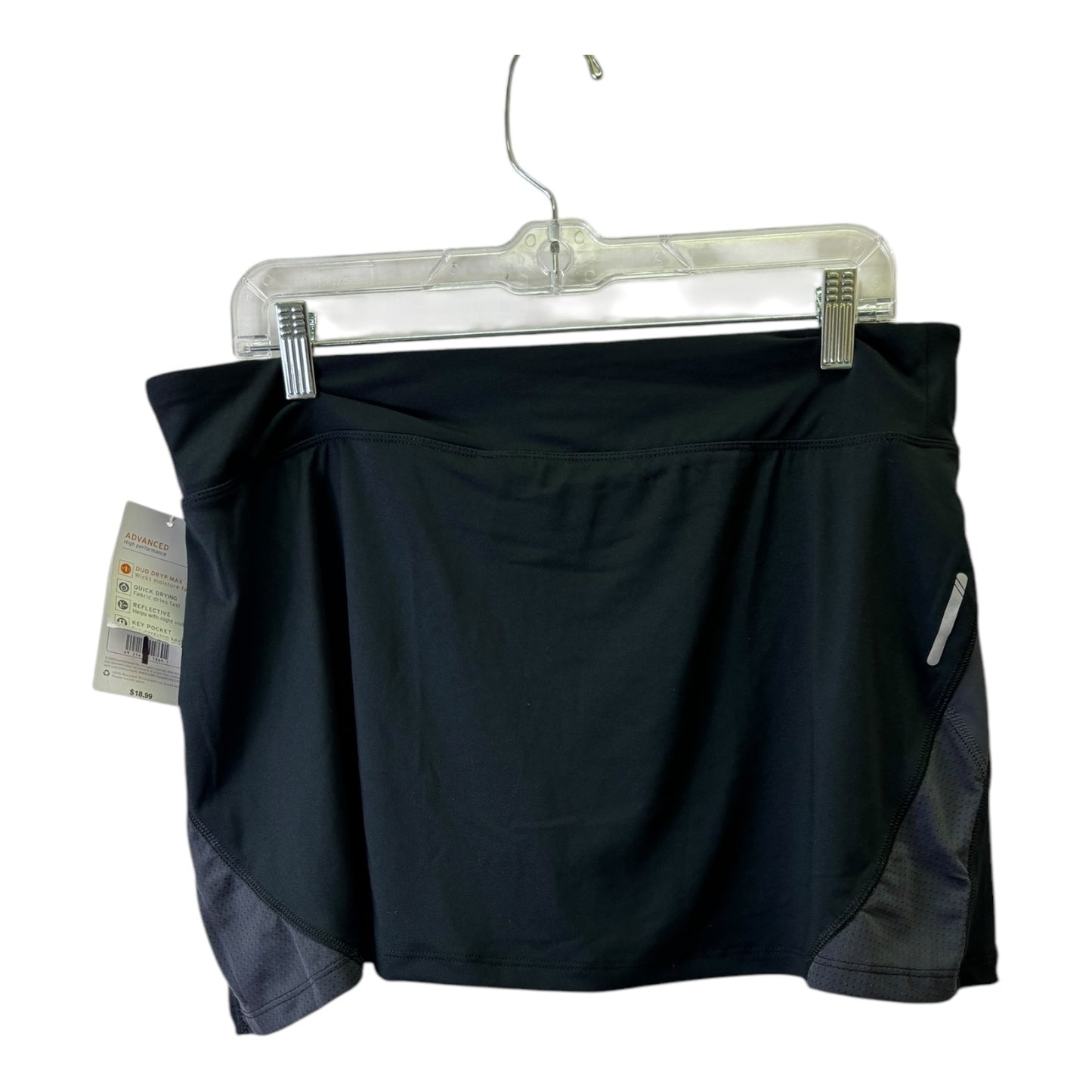 Athletic Skort By Champion In Black, Size:Xl