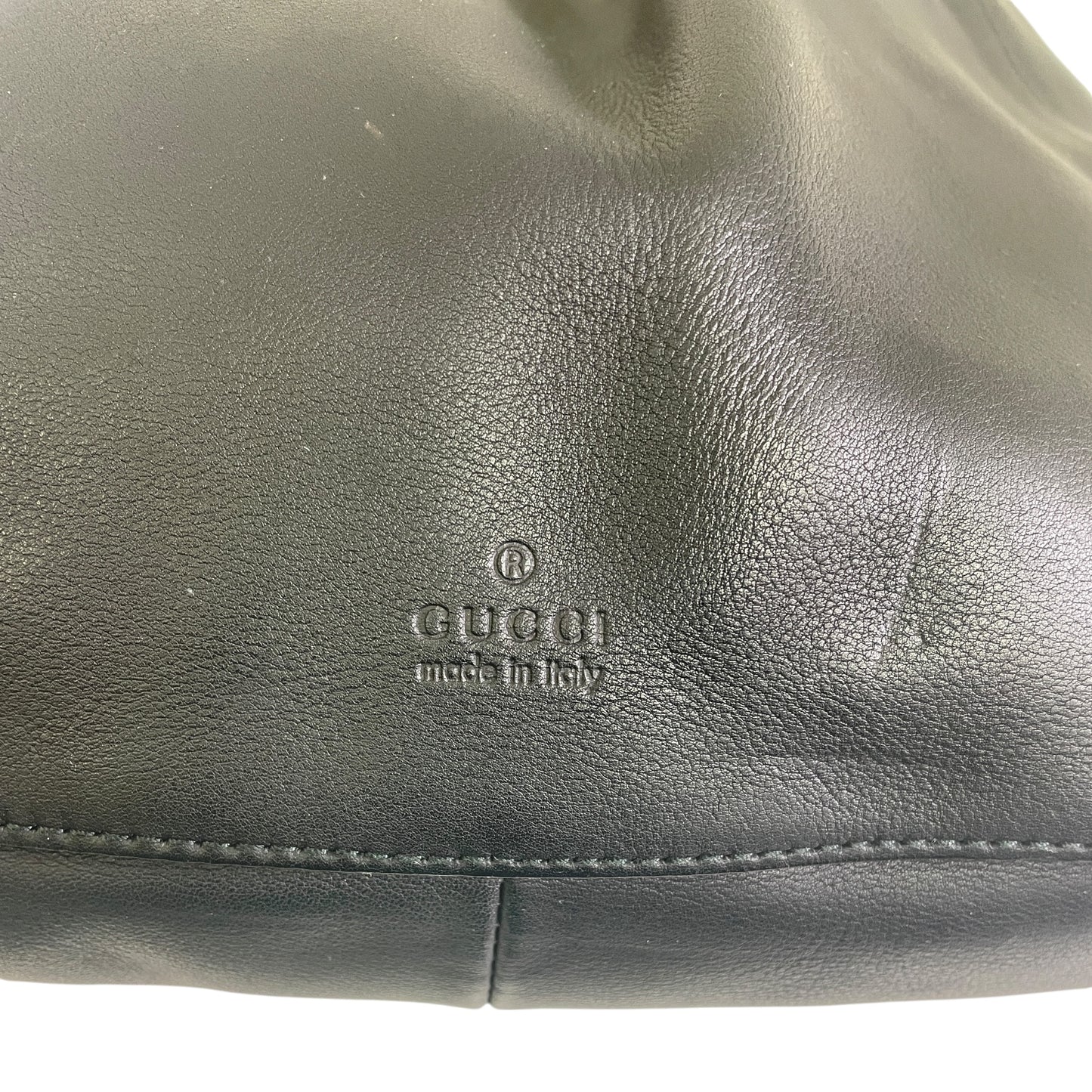 Handbag Luxury Designer By Gucci In Black, Size:Medium