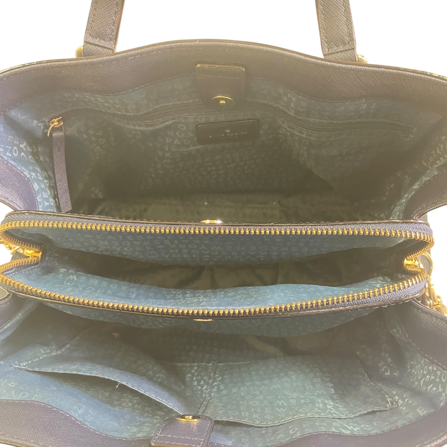 Handbag Designer By Kate Spade In Blue, Size:Medium