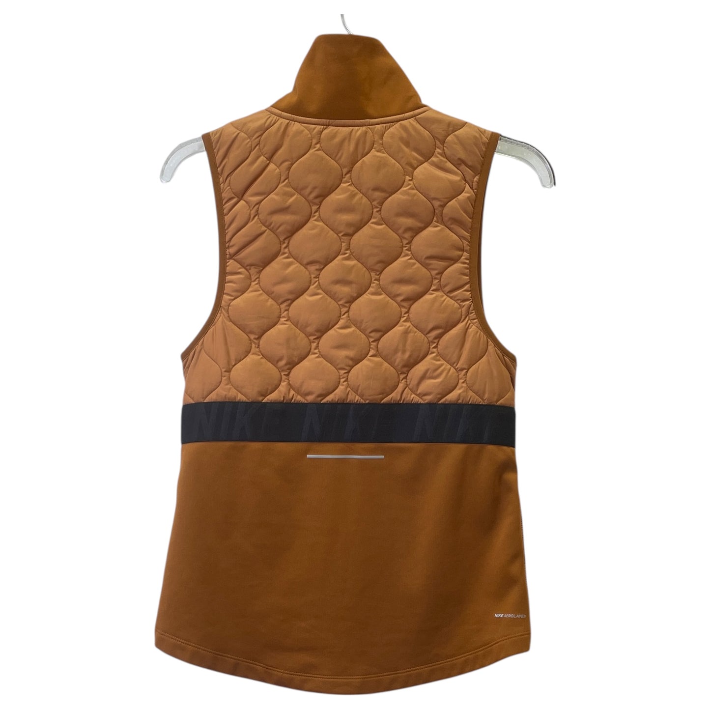 Vest Puffer & Quilted By Nike Apparel In Tan, Size:Xs