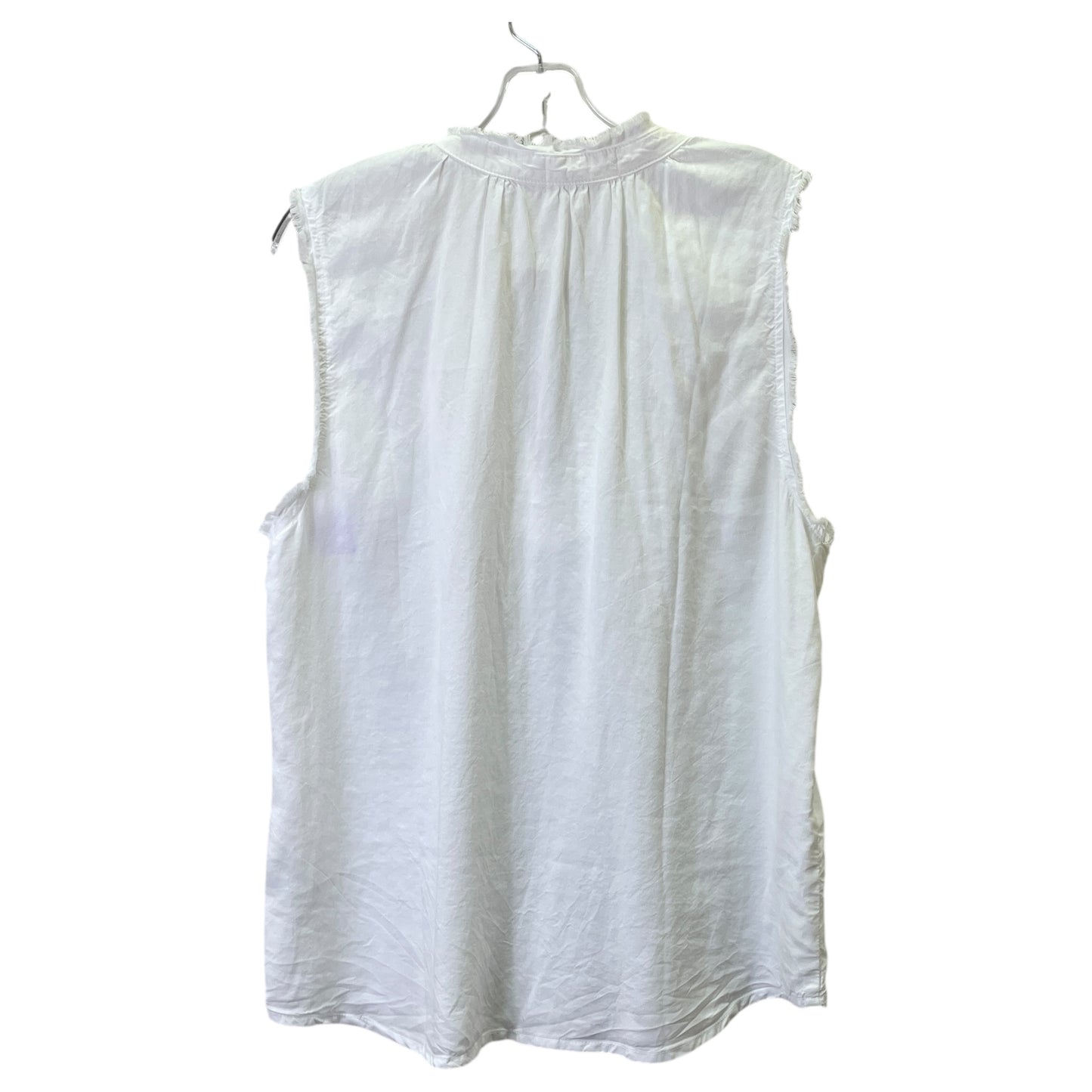 Top Sleeveless By Cloth & Stone In White, Size:L