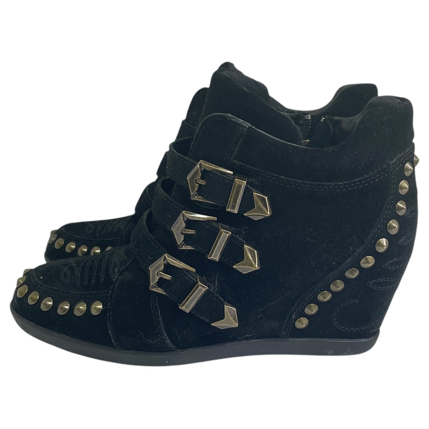 BOOTS ANKLE HEELS by ASH In BLACK, Size: 8