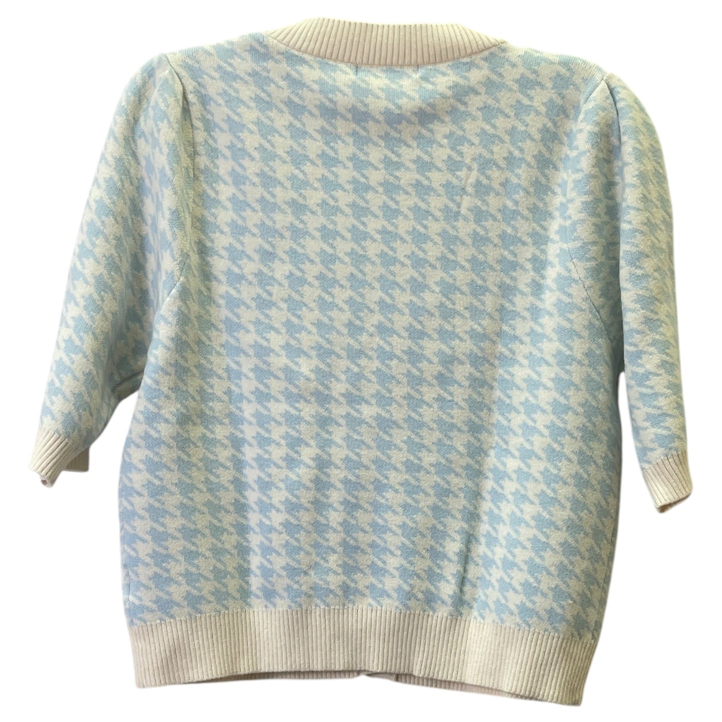 Top Ss By Vigoss In Blue & Cream, Size:L