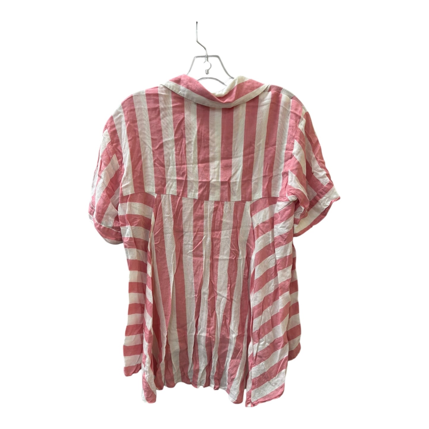 Top Ss By Vince Camuto In Pink & White, Size:Xs