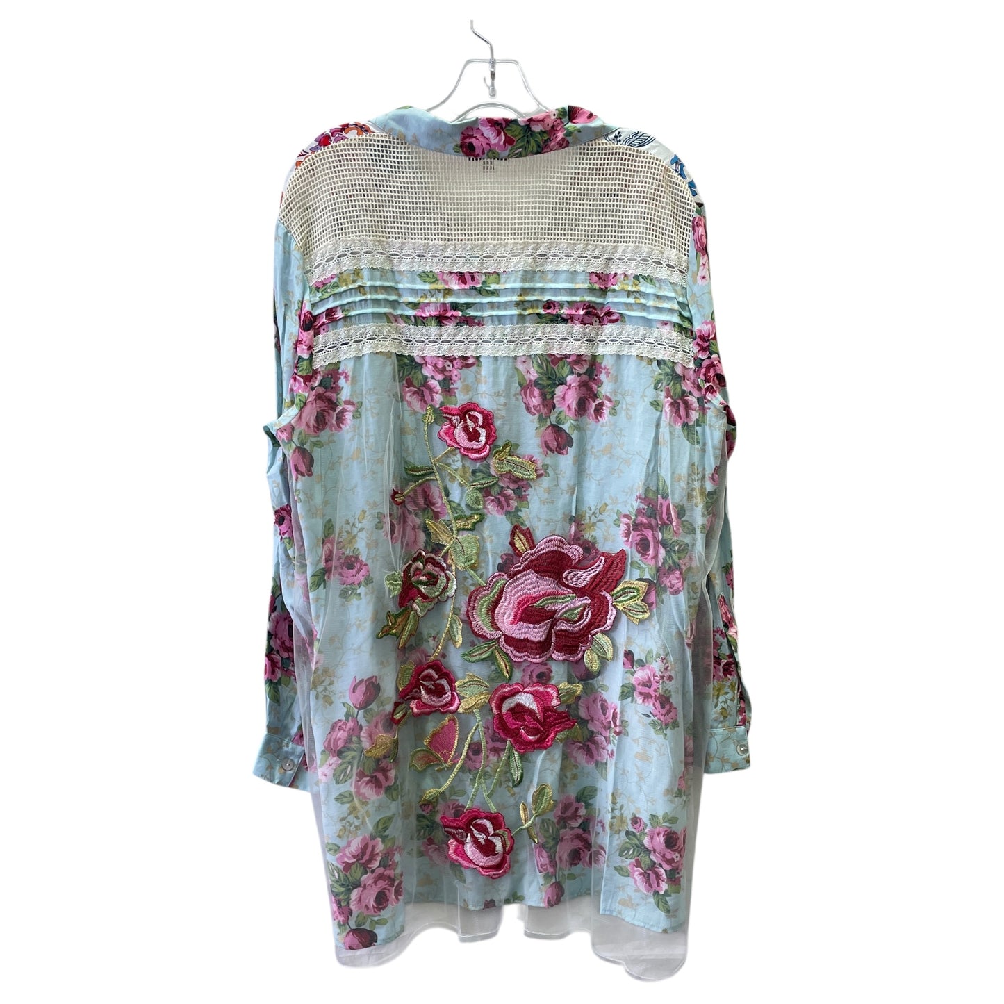 Top Ls By John Mark In Blue, Size:Xl