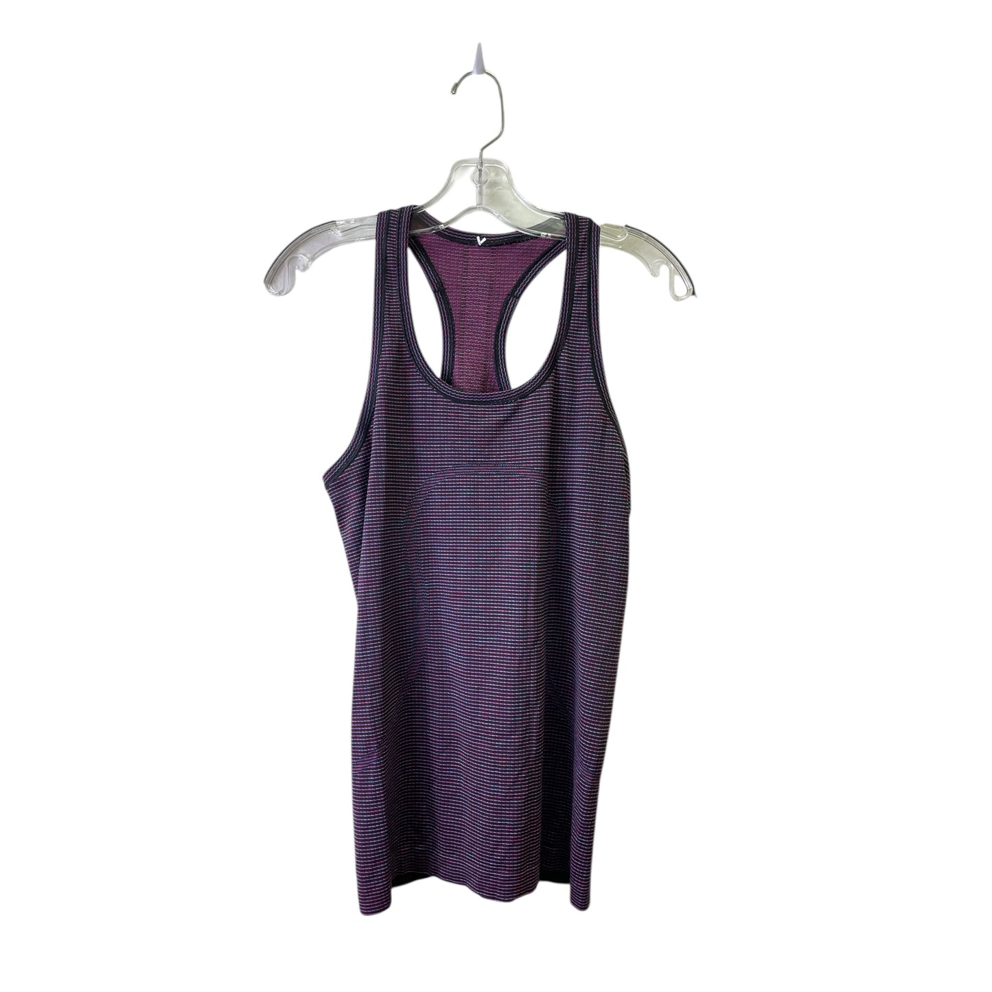 Athletic Tank Top By Lululemon In Black & Pink, Size:S