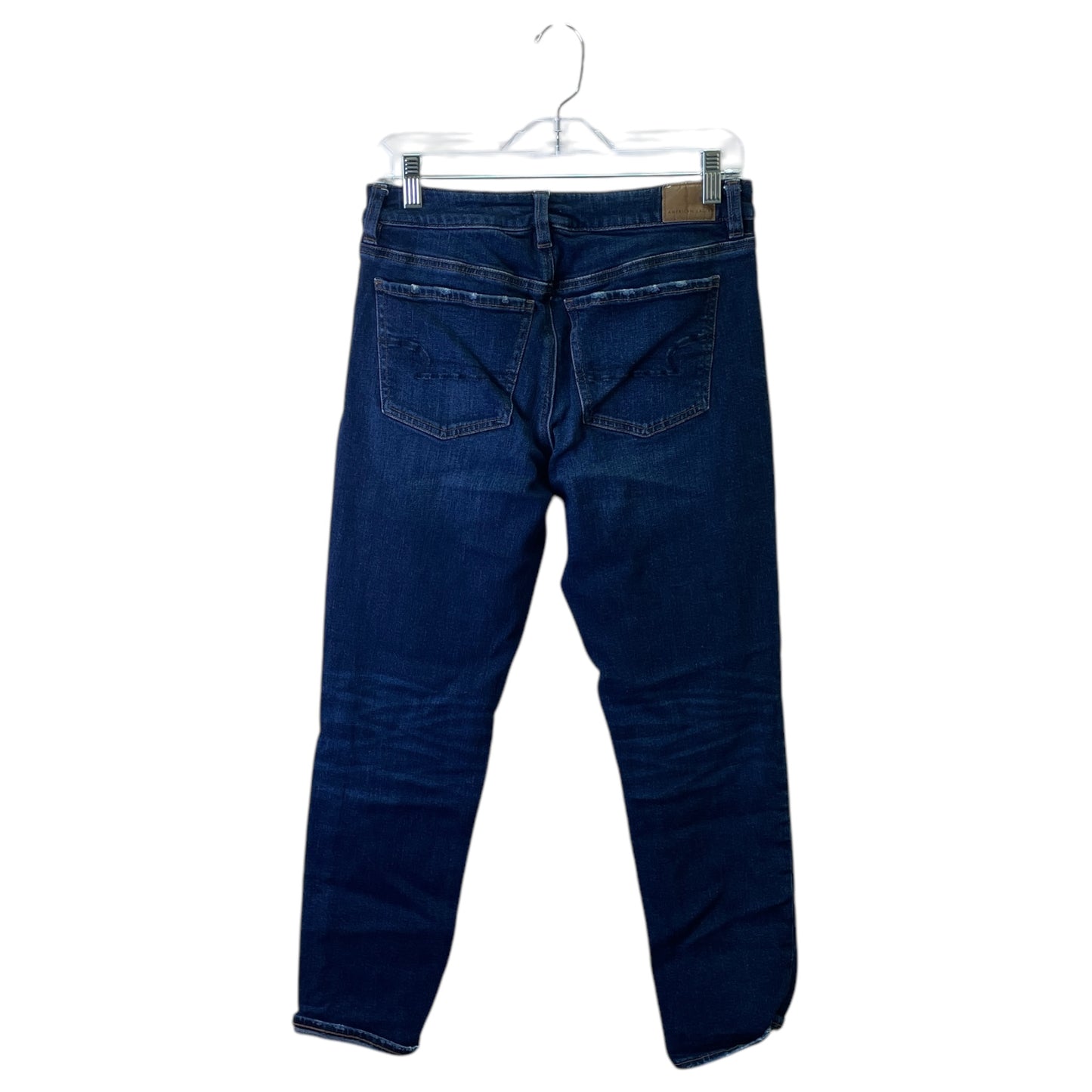 Jeans Straight By American Eagle In Blue Denim, Size:2