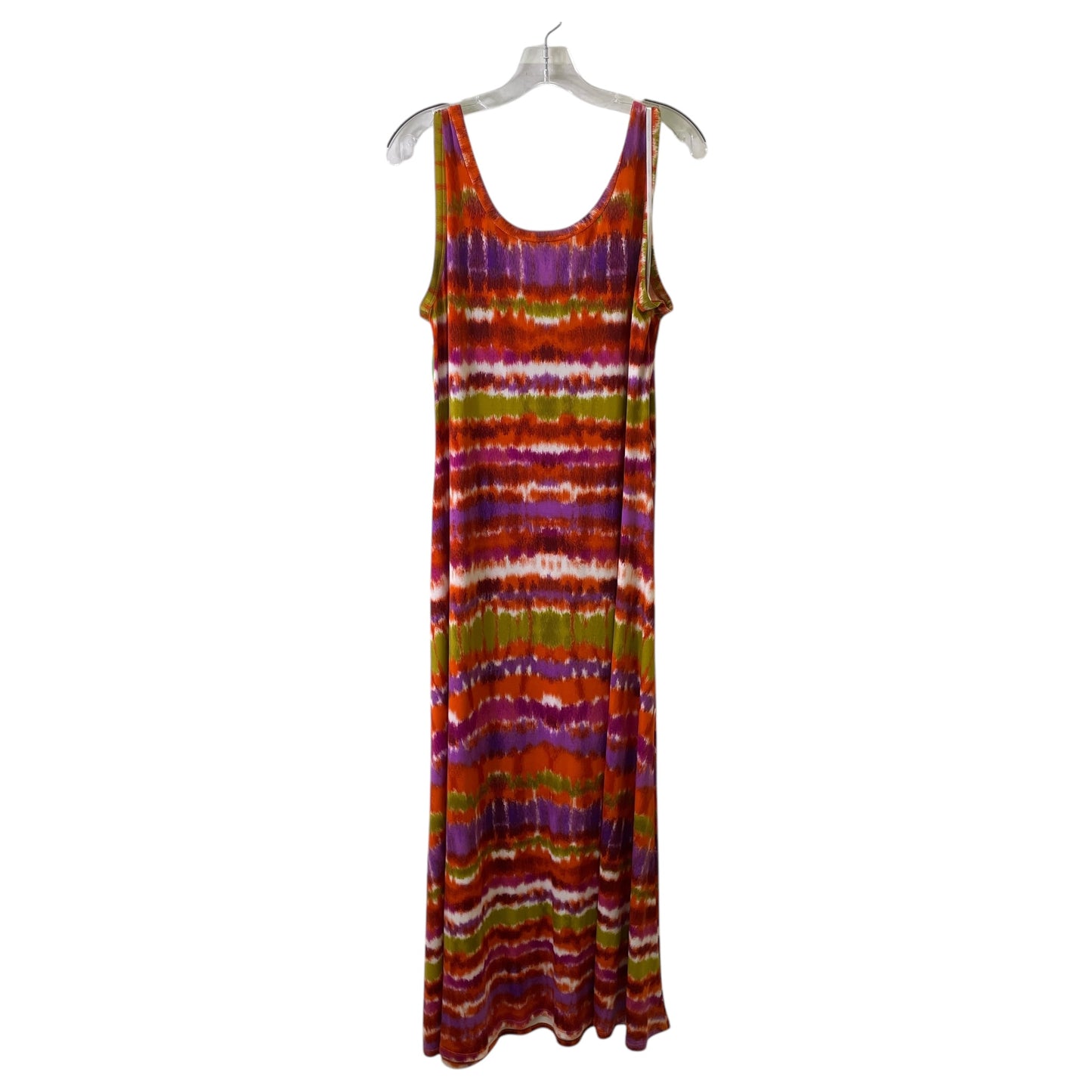 Dress Casual Maxi By Calvin Klein In Orange, Size:1X