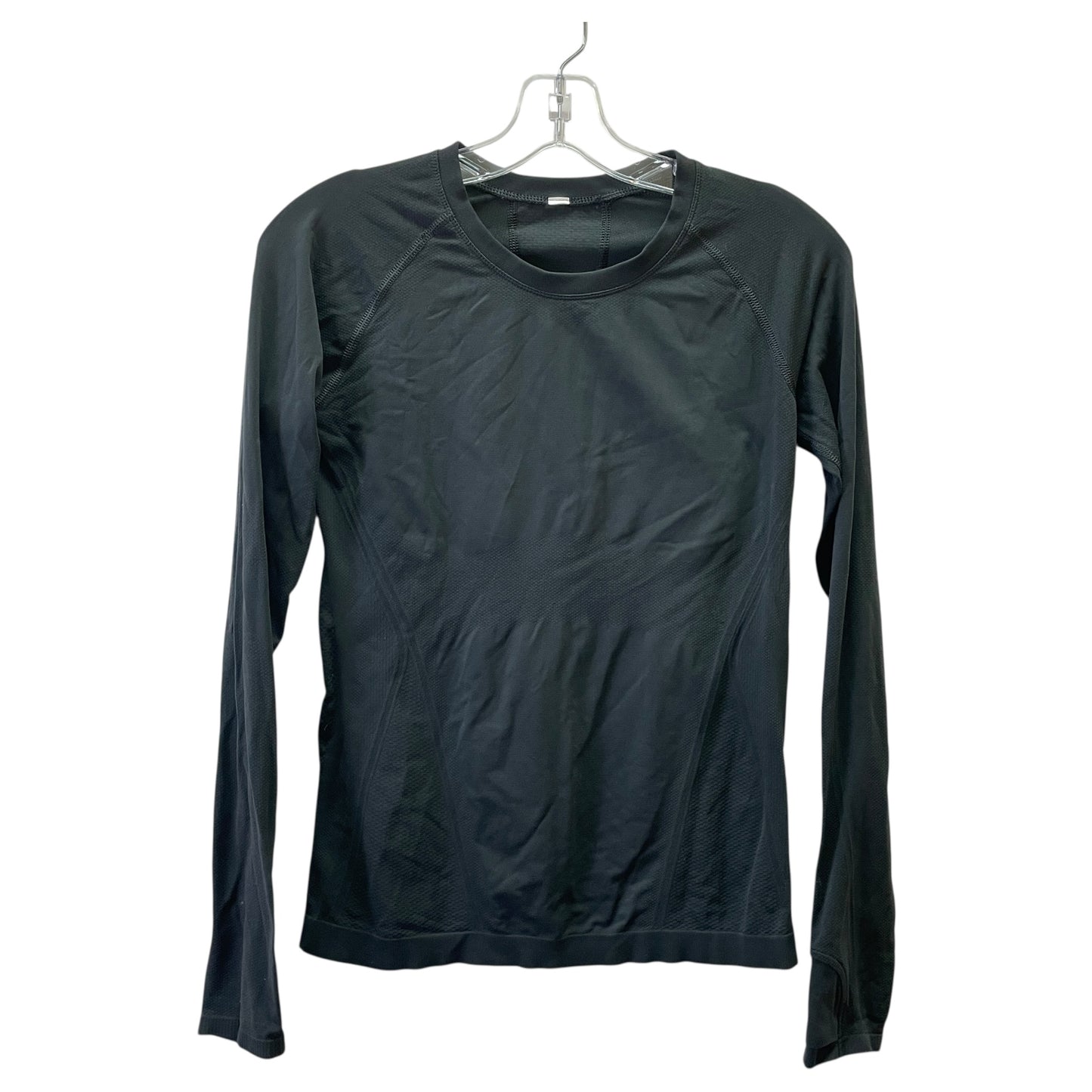 Athletic Top Ls Crewneck By Lululemon In Black, Size:S