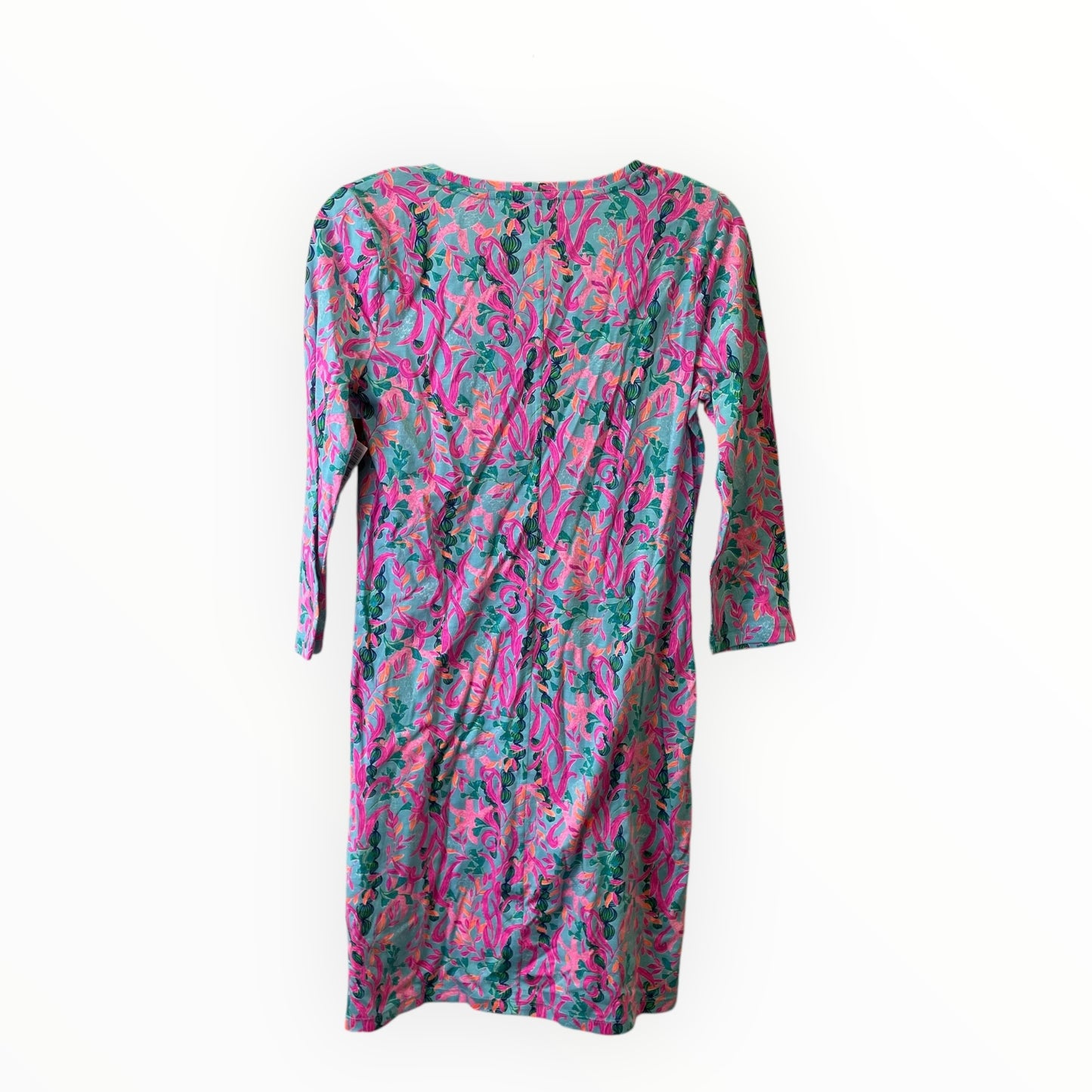 Dress Designer By Lilly Pulitzer In Aqua, Size:Xs