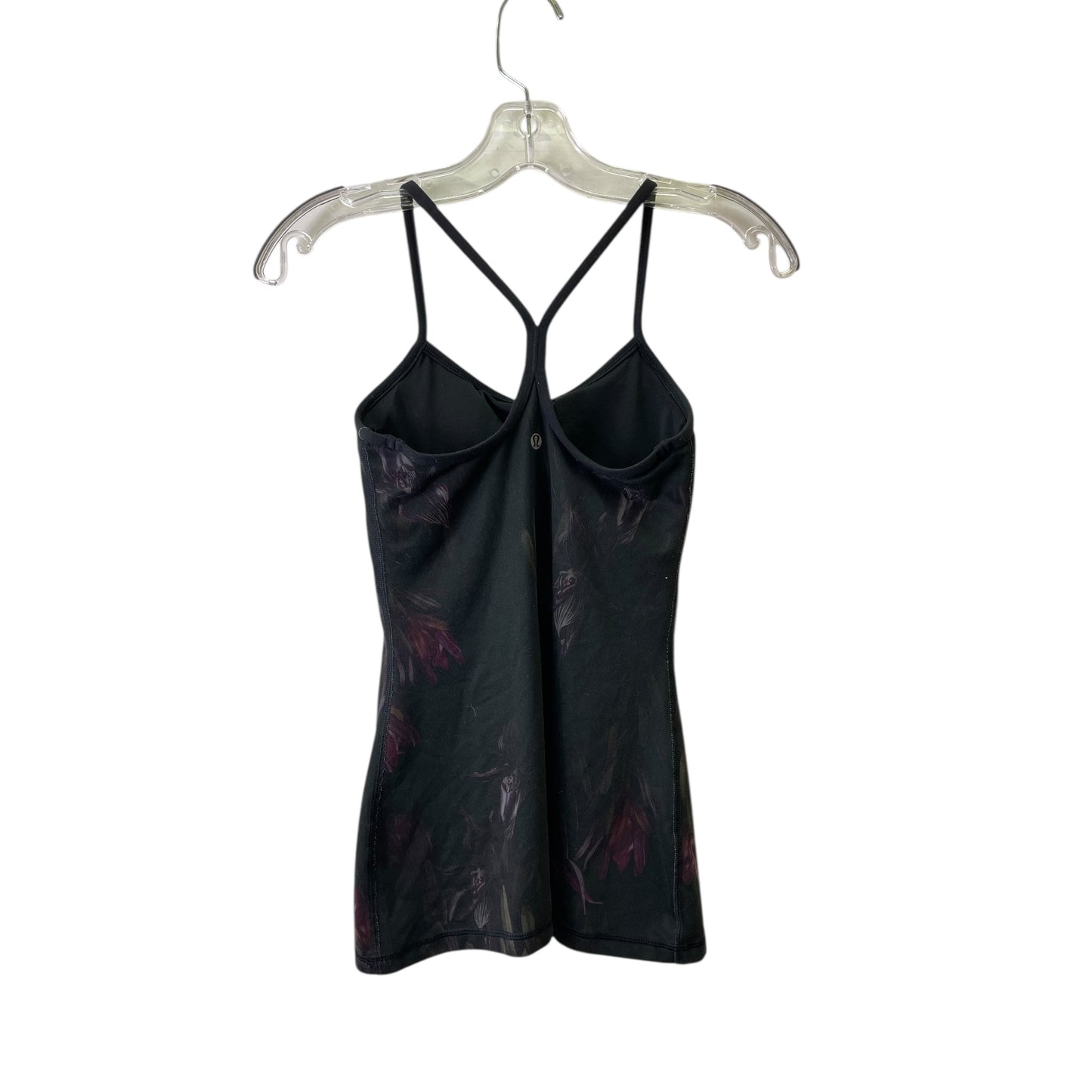 Athletic Tank Top By Lululemon In Black & Purple, Size:Xs