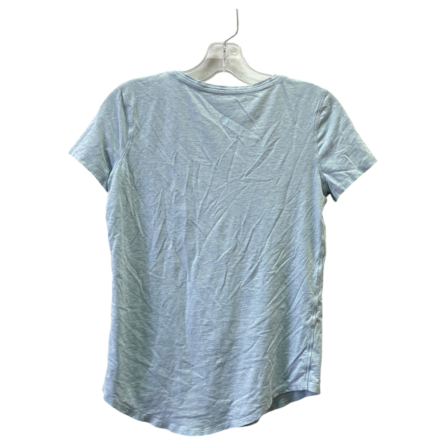 Athletic Top Ss By Lululemon In Blue, Size:S