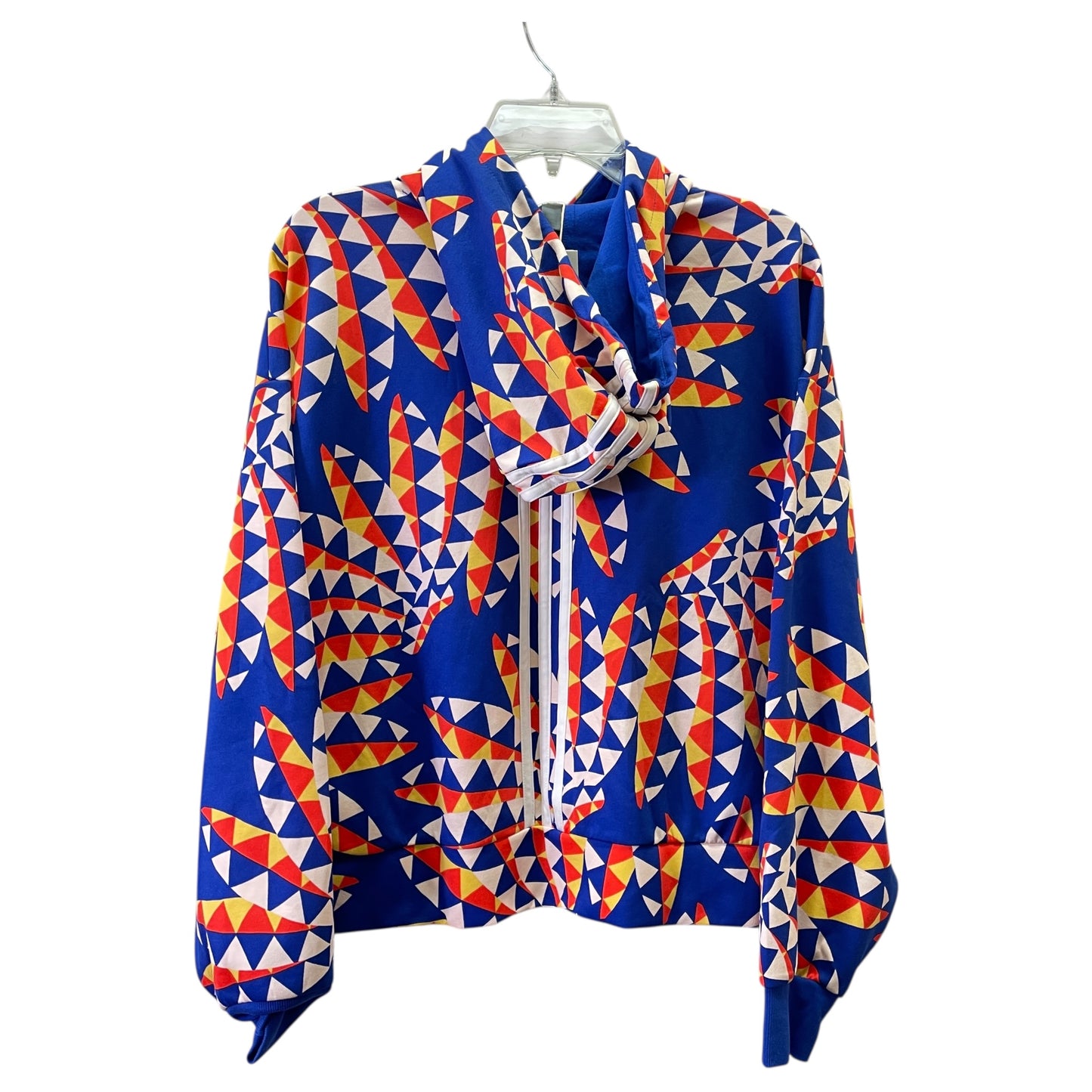 Athletic Top Ls Hoodie By Adidas In Multi, Size:M