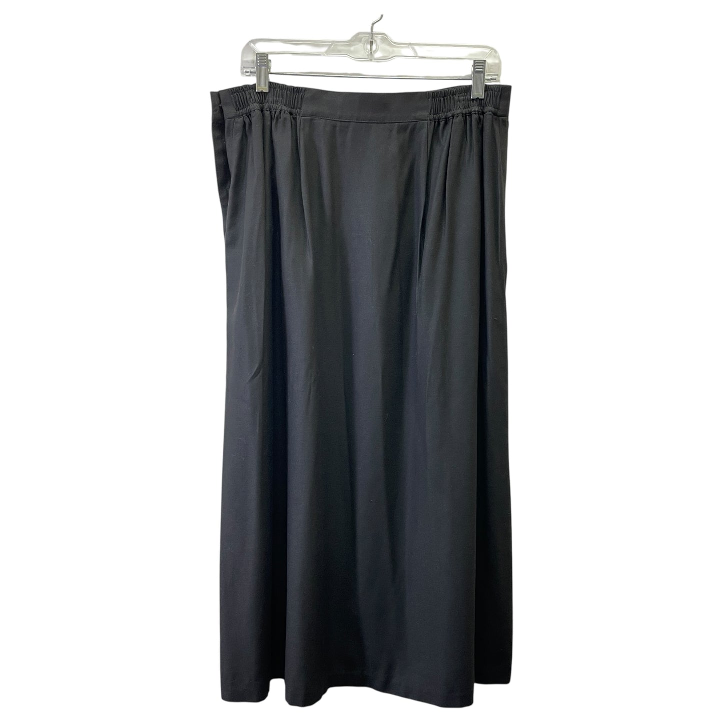 Skirt Midi By Elisabeth In Black, Size:14