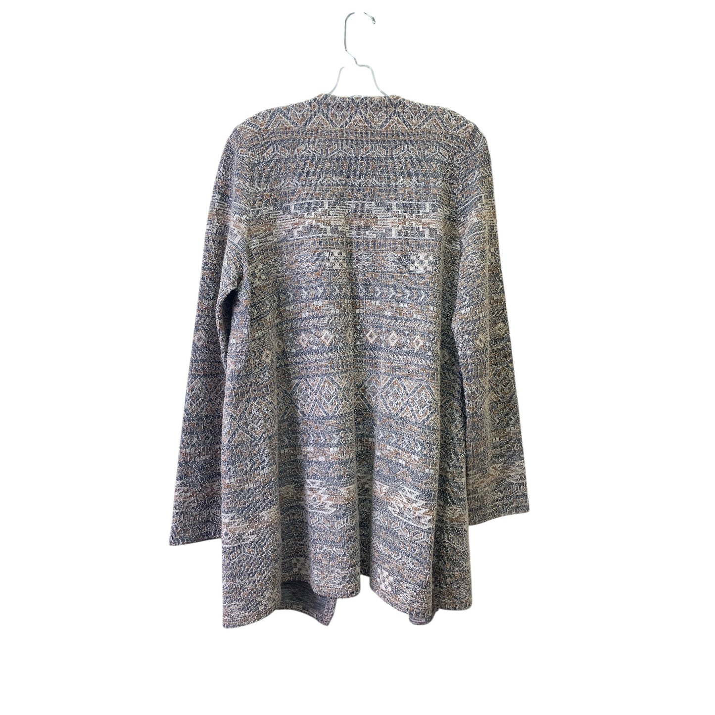 Sweater Cardigan By Lucky Brand In Tan, Size:L